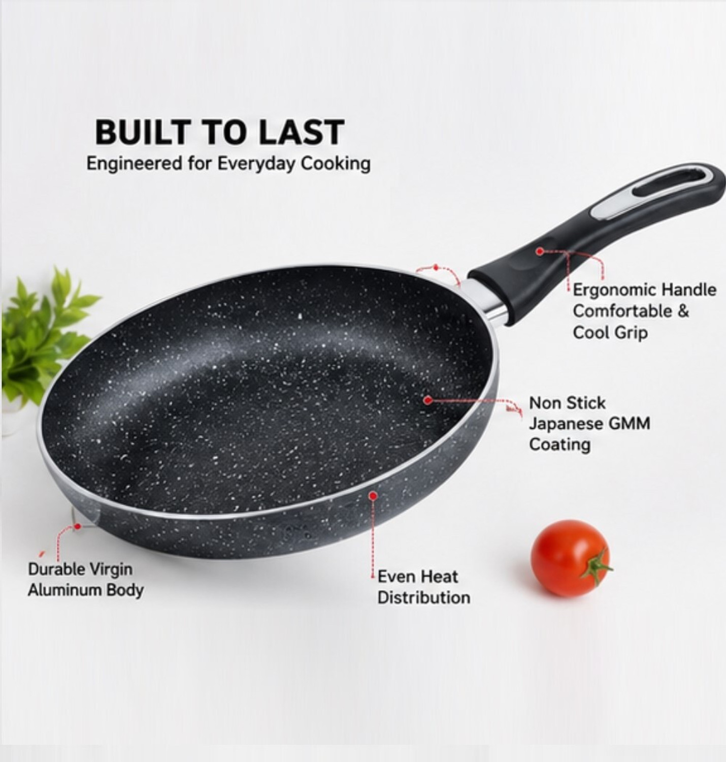 Image of Classic Essentials Craft Non Stick Cookware Fry Pan 24 cm diameter 1.7 L capacity