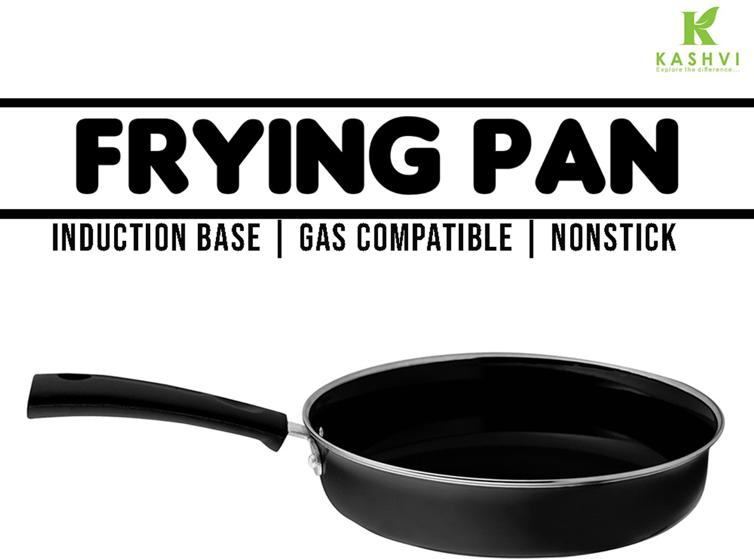 Image of Kashvi Premium Fry Pan Fry Pan 22 cm diameter 1 L capacity