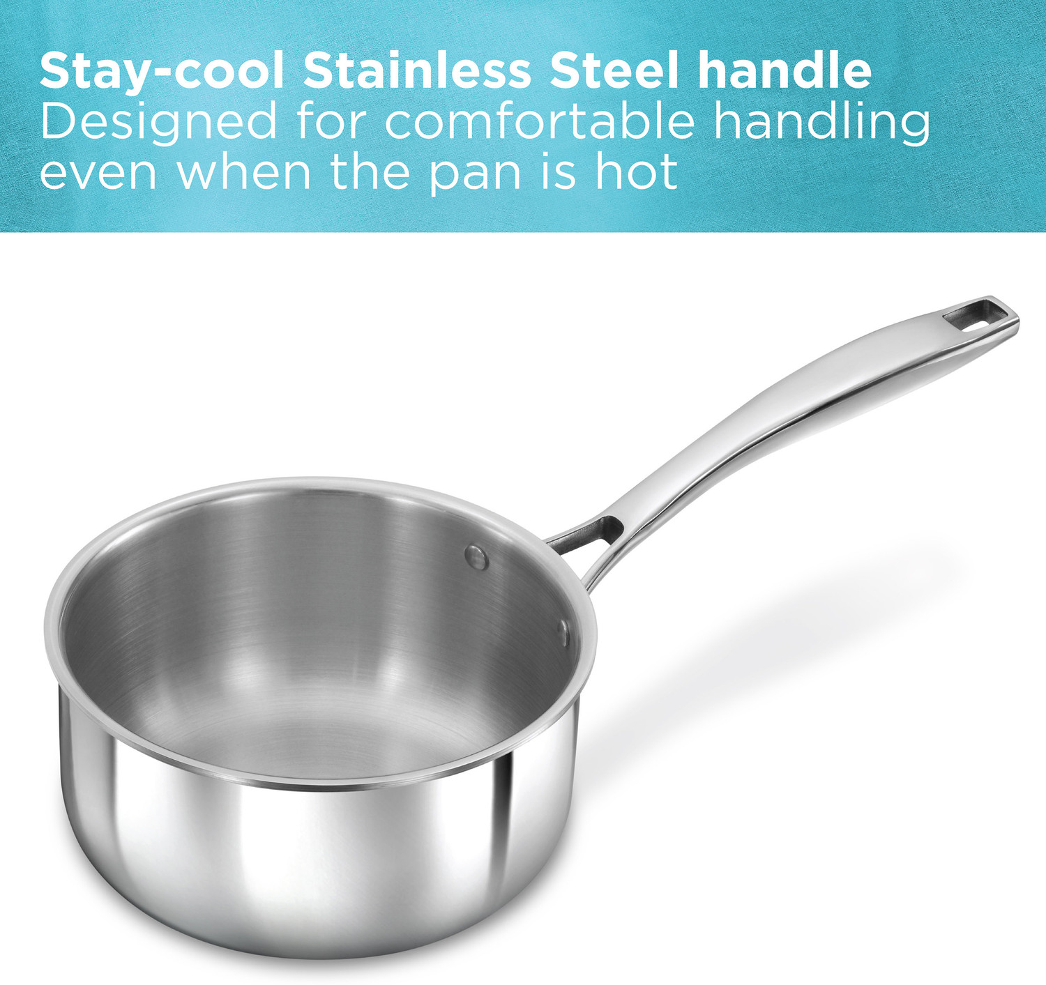 Image of Hawkins Sauce Pan 13 cm diameter with Lid 2.5 L capacity