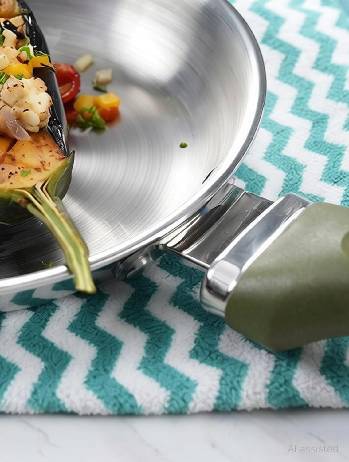 Image of THE CHEF STORY Haptik Series Triply Fry Pan 26 cm diameter with Lid 2.5 L capacity