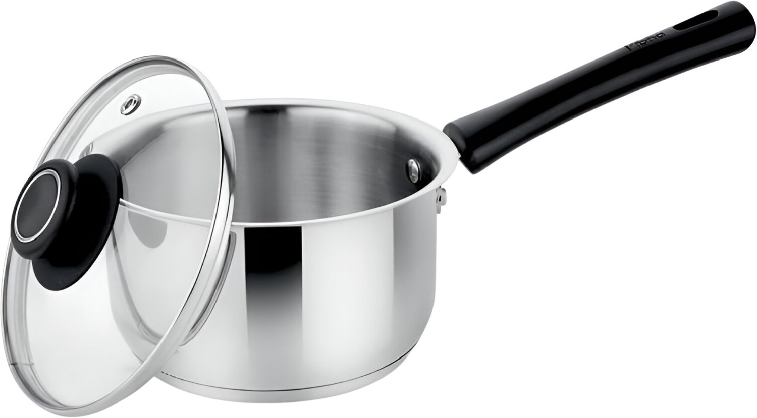 Image of PRABHA by Prabha Saucepan | Saucepan Stainless Steel | Saucepan with lid | For Multipurpose Use Sauce Pan 16 cm diameter with Lid 1.5 L capacity