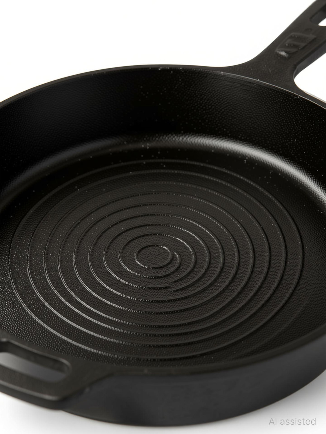 Image of The Indus Valley Super Smooth Cast Iron Fry Pan /Skillet With Long Handle - 10 inch Fry Pan 25.4 cm diameter 1.7 L capacity