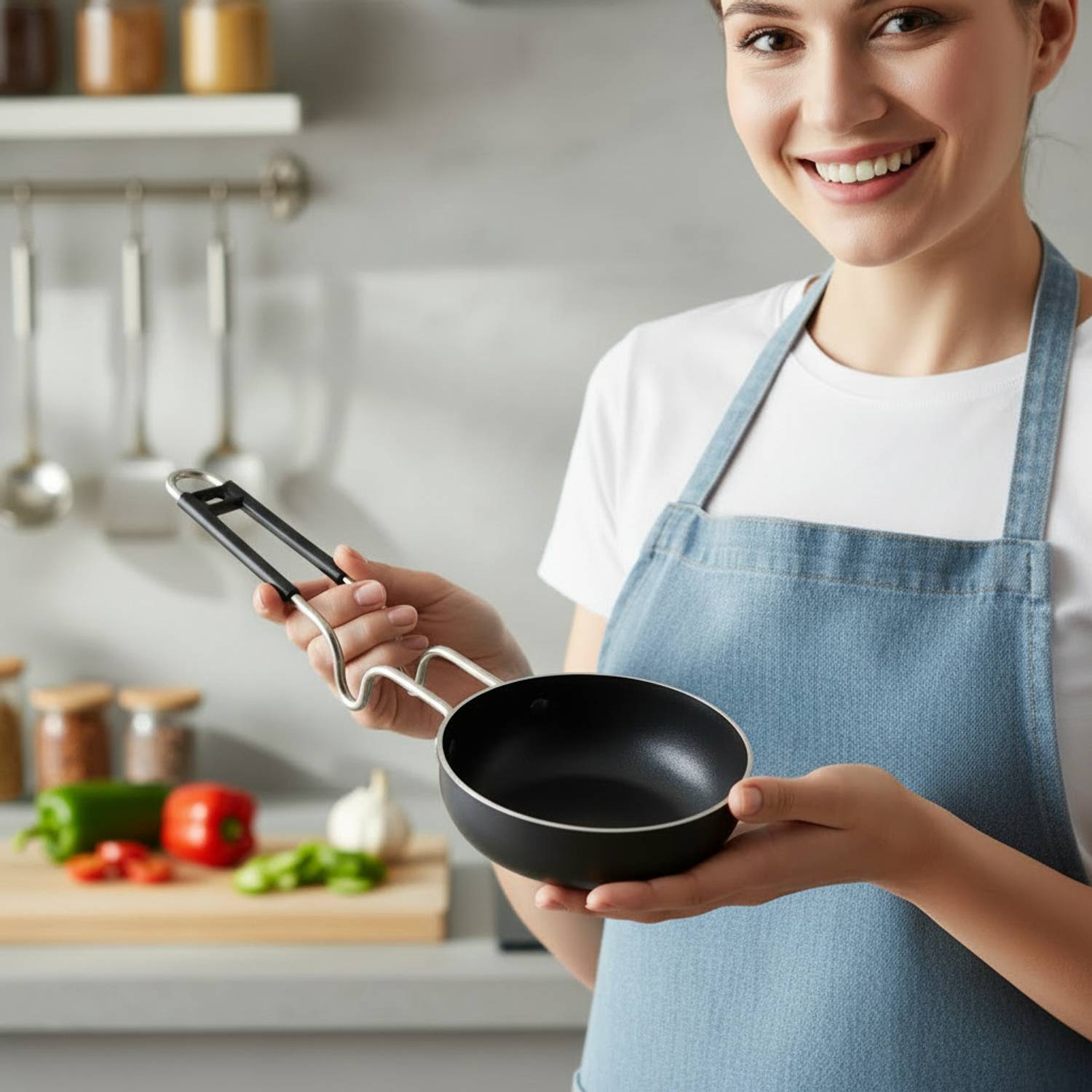 YR Enterprises Pure Iron tadka Pan w thumbnail 4