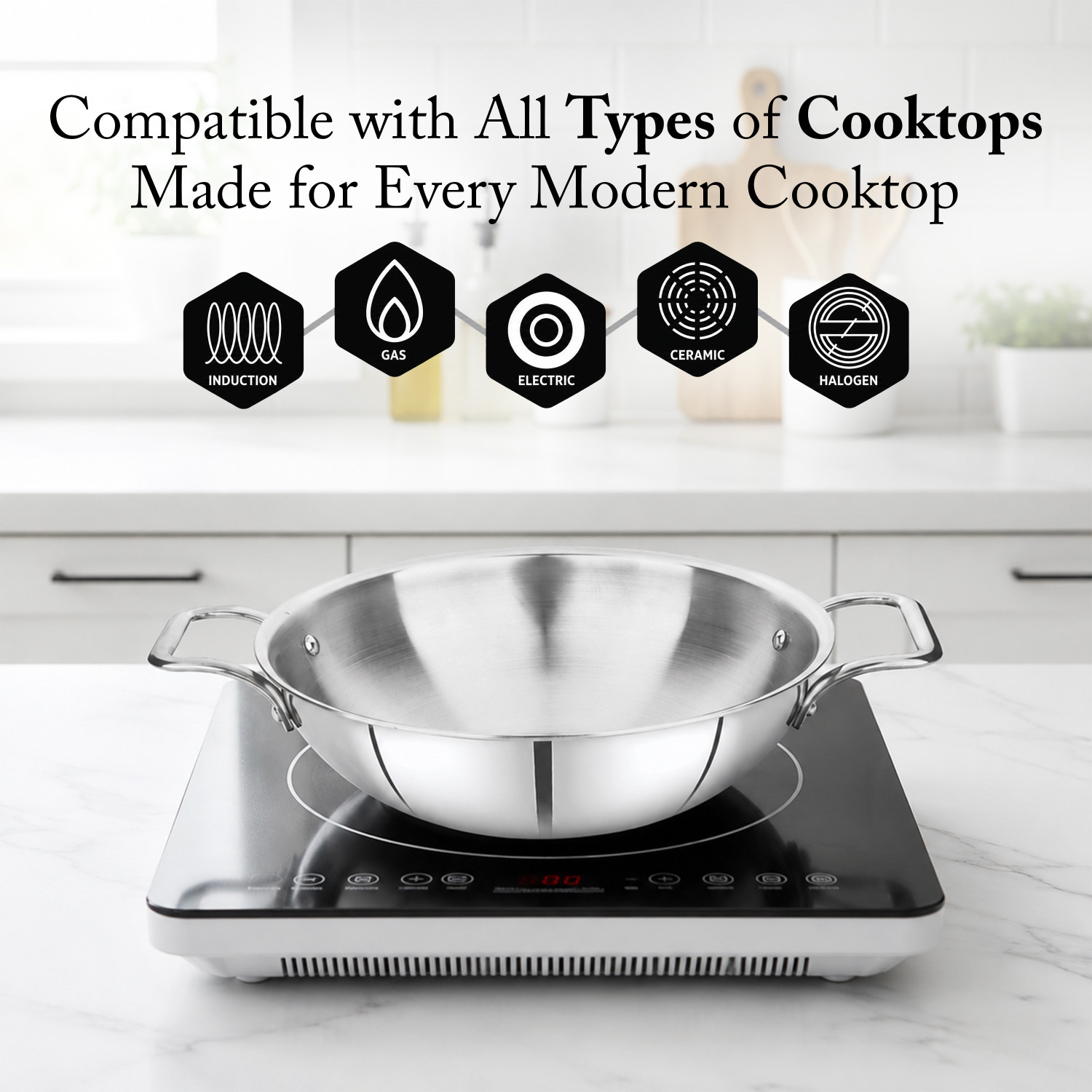 Image of Sigri-wala Cook Healthy Kadhai 28 cm diameter 3.8 L capacity