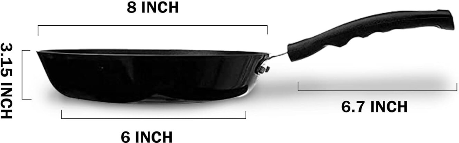 Image of Pigeon Non-stick Fry Pan without Lid 220 mm Fry Pan 22 cm diameter 2.2 L capacity