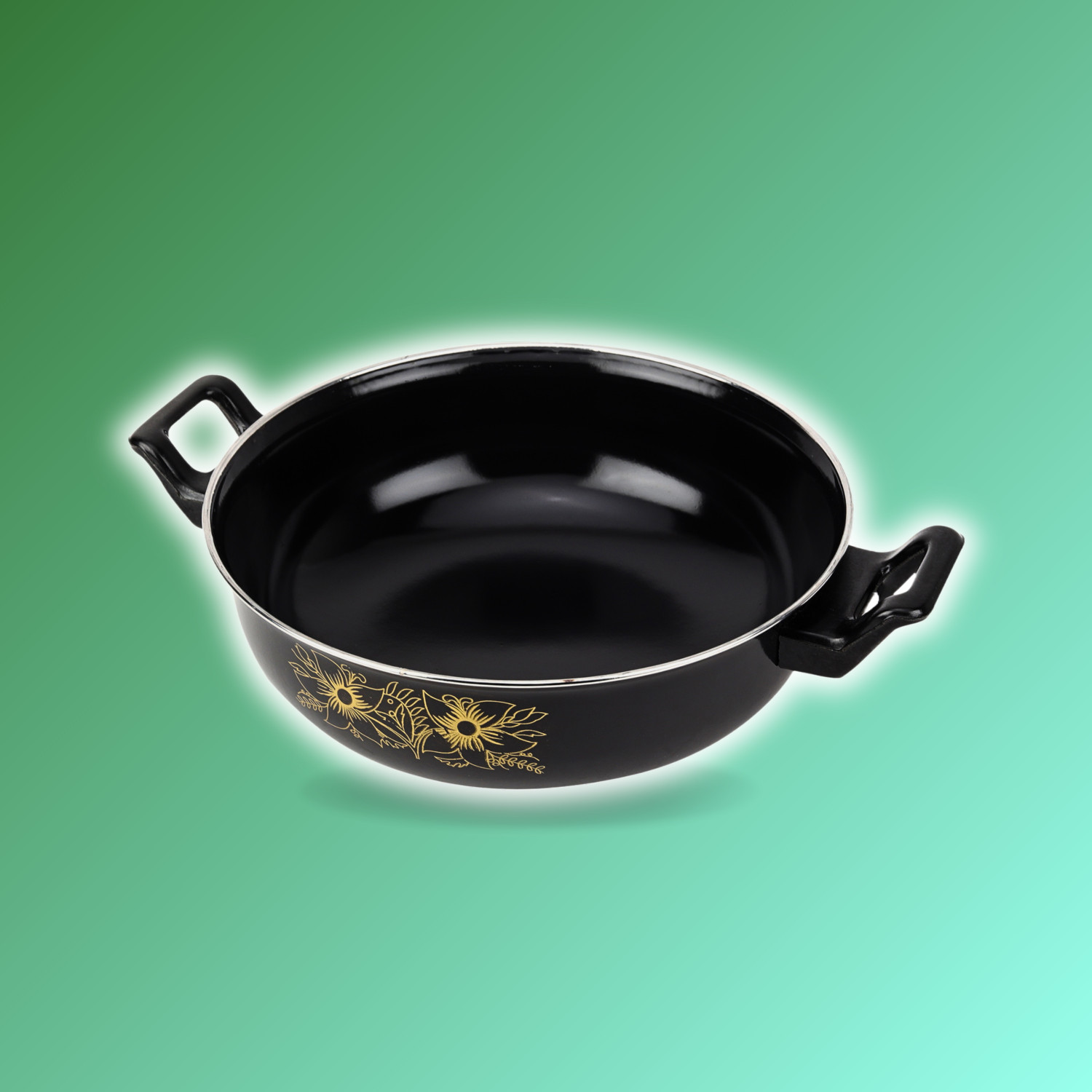 Image of My Store Non Stick Kadhai [3.5 L] -4- Induction Bottom Non Stick Kadhai 27 cm diameter 3.5 L capacity