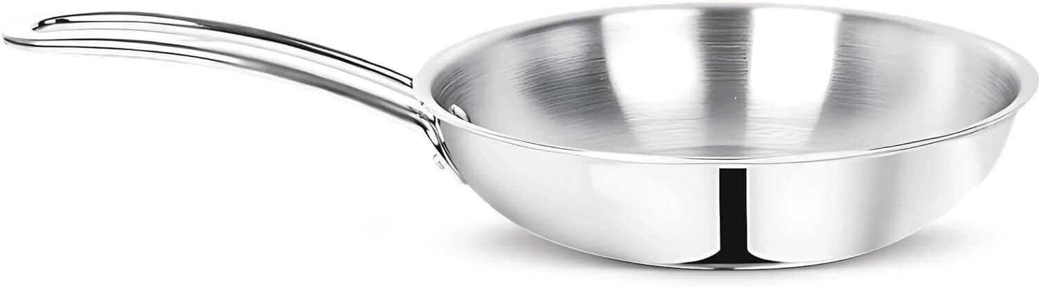 Image of Classic Essentials Triply Fry Pan, 3 Layer Stainless Steel Fry Pan 18 cm diameter 0.5 L capacity