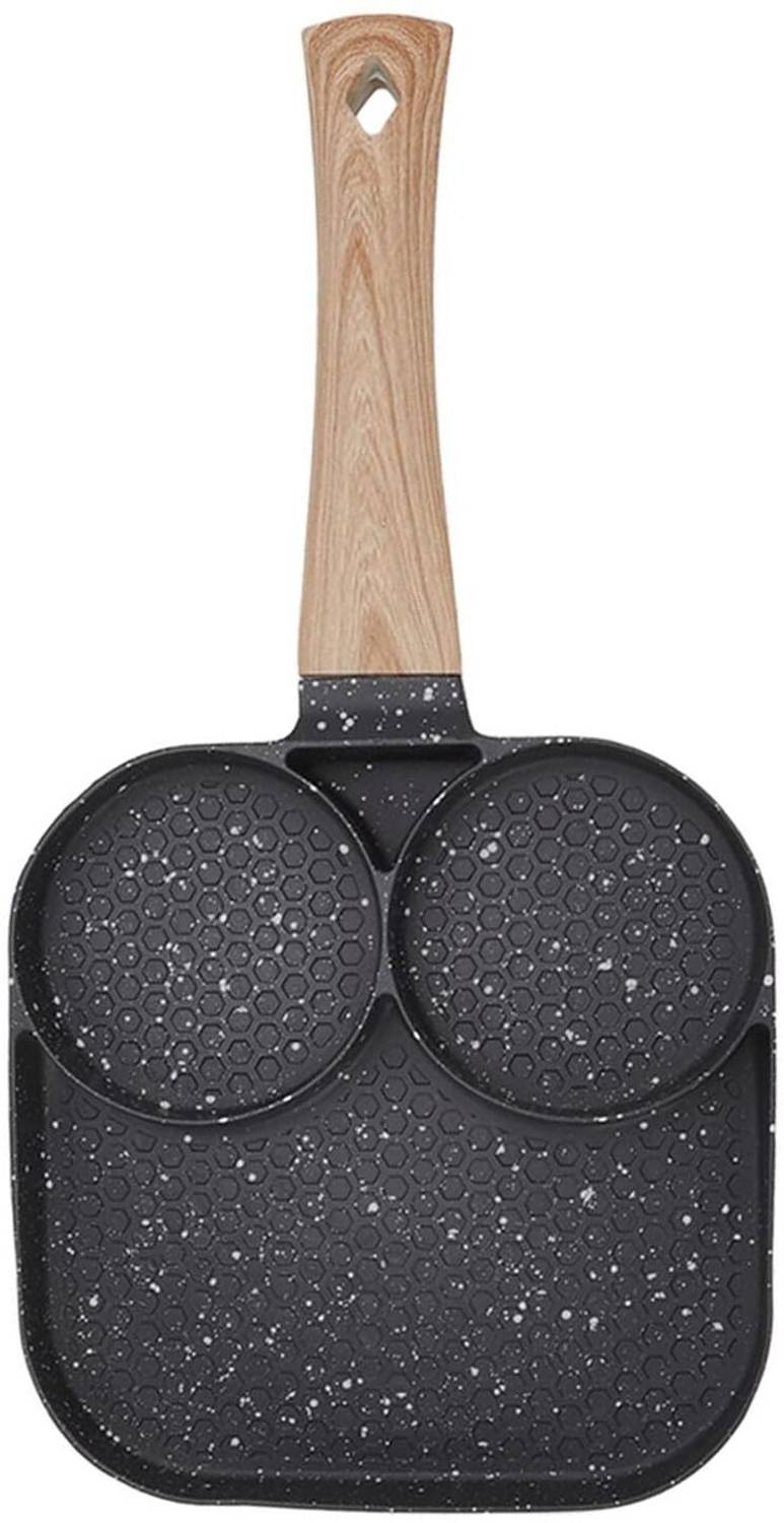 AORDEY Non Stick, Gas Stovetop Compatible, Electric Stovetop Compatible Fry Pan 15 cm diameter with Lid 1.5 L capacity