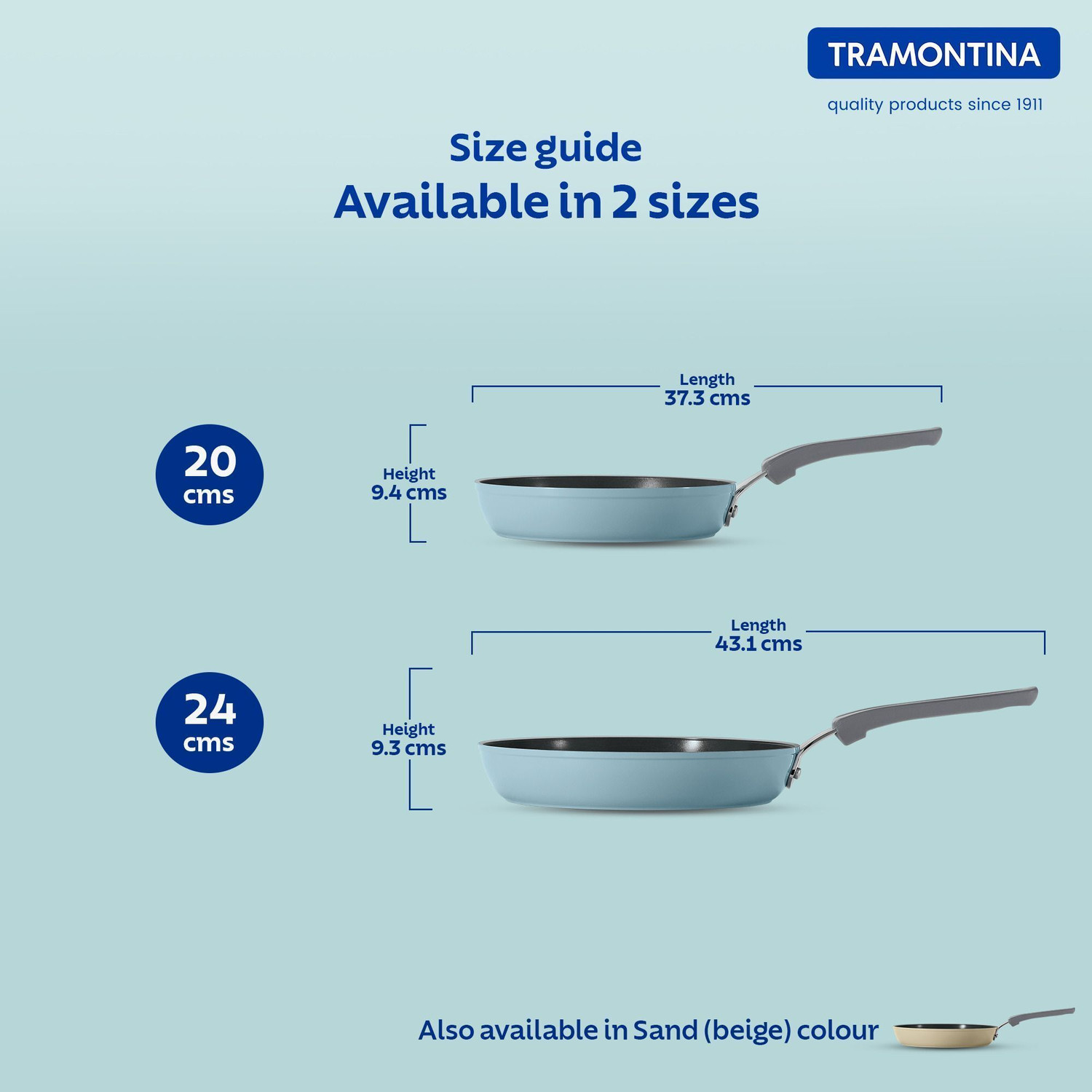 Image of Tramontina Velo Forged Sea Fry Pan 24 cm diameter 0 L capacity