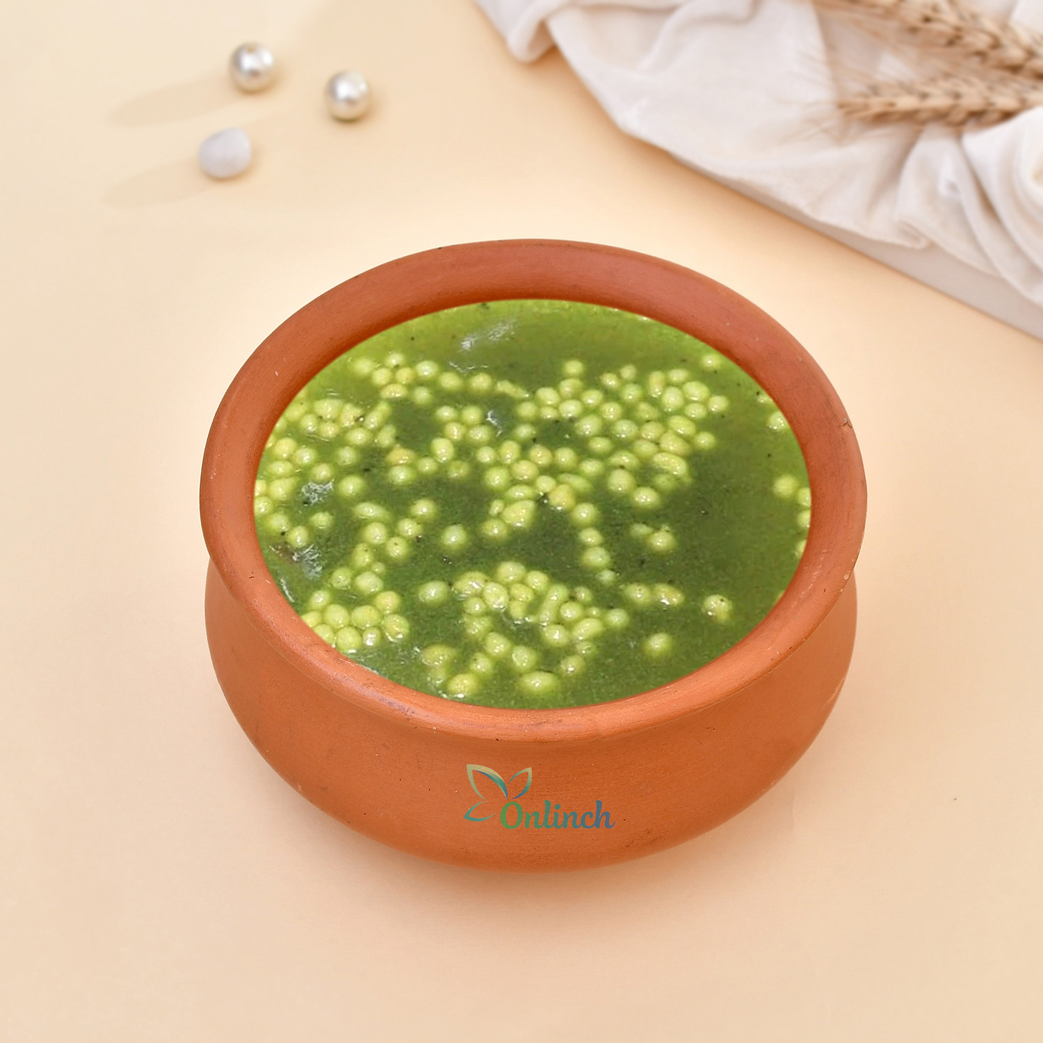 Image of Onlinch 2000 ML Handi Dhai jamane ke handi for clay Handi 2 L with Lid