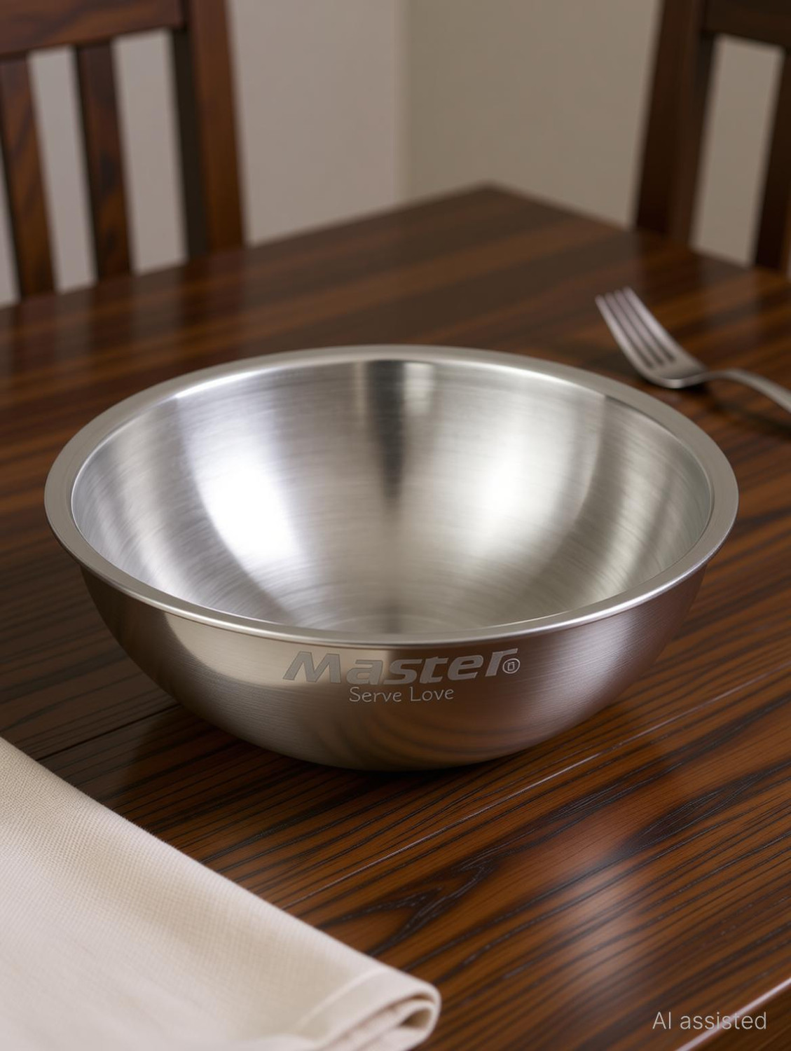 Image of Master Trivana Triply Stainless Steel Tasla 3 L capacity 24 cm diameter