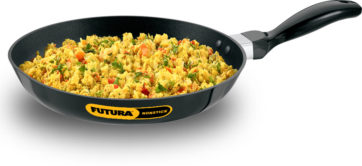 Image of Hawkins 24cm Frying Pan, Black (INF24) Fry Pan 24 cm diameter 1.5 L capacity
