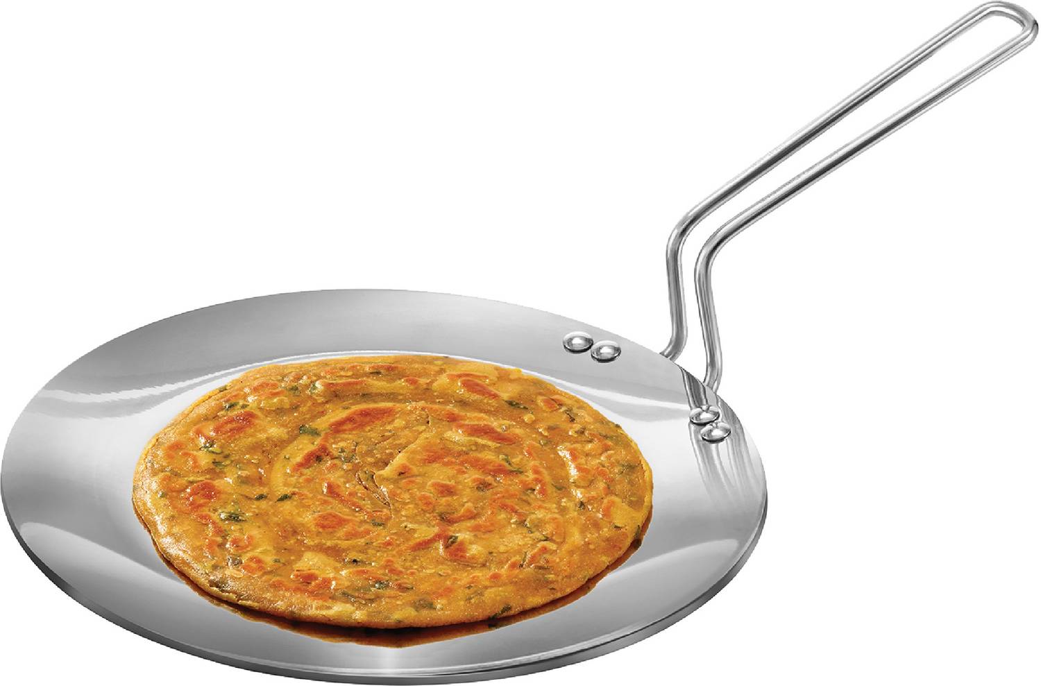 Hawkins Triply Stainless Steel Tava (SSTV26) Tawa 26 cm diameter — Kadai & Handi