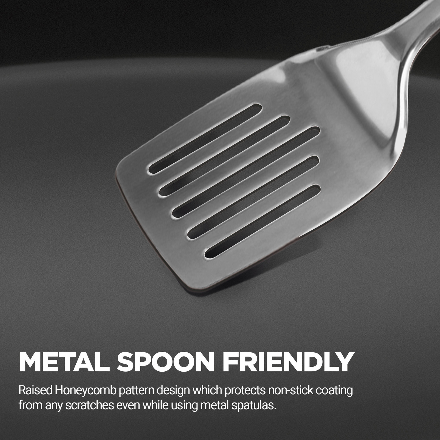 Image of MILTON Pro Cook 28cm Dosa Tawa Non-Stick Greblon C3+ Coating Induction Gas Compatible Tawa 28 cm diameter (Aluminium, Non-stick, Induction Bottom)