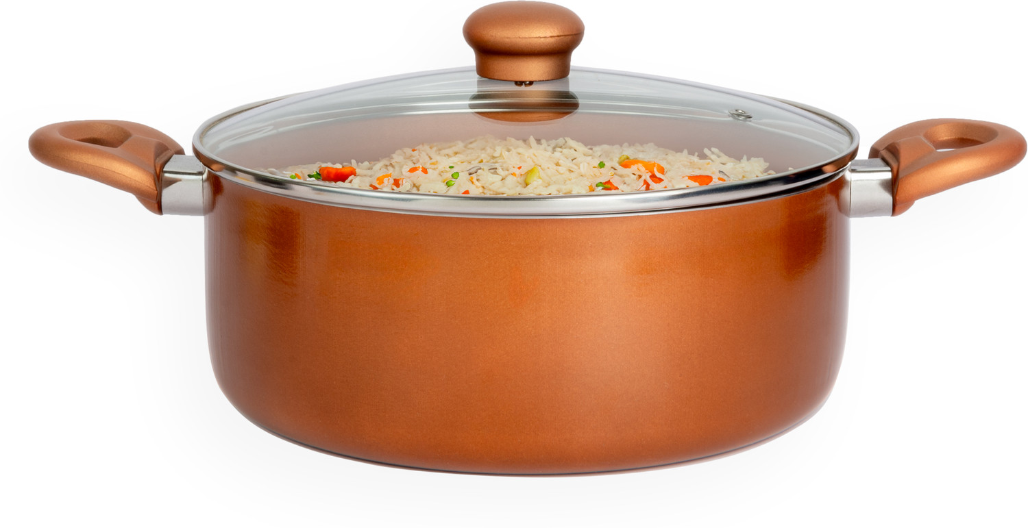 Image of Kreme Sonet Biriyani / Casserole Pot 25.5 cm diameter 4.5 L capacity with Lid
