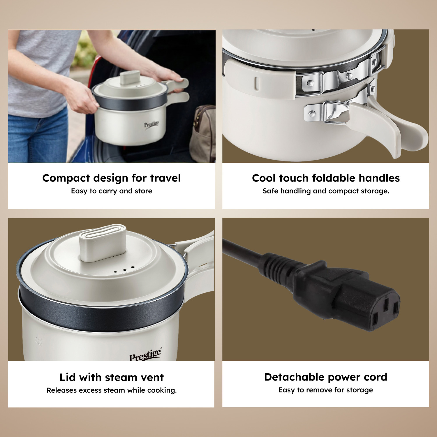 Image of Prestige Omni Pot Pot 20 cm diameter 1 L capacity with Lid