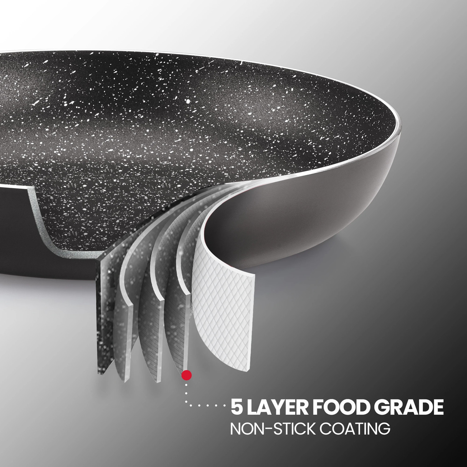 Image of MILTON Fry Pan 26 cm diameter with Lid 2.2 L capacity