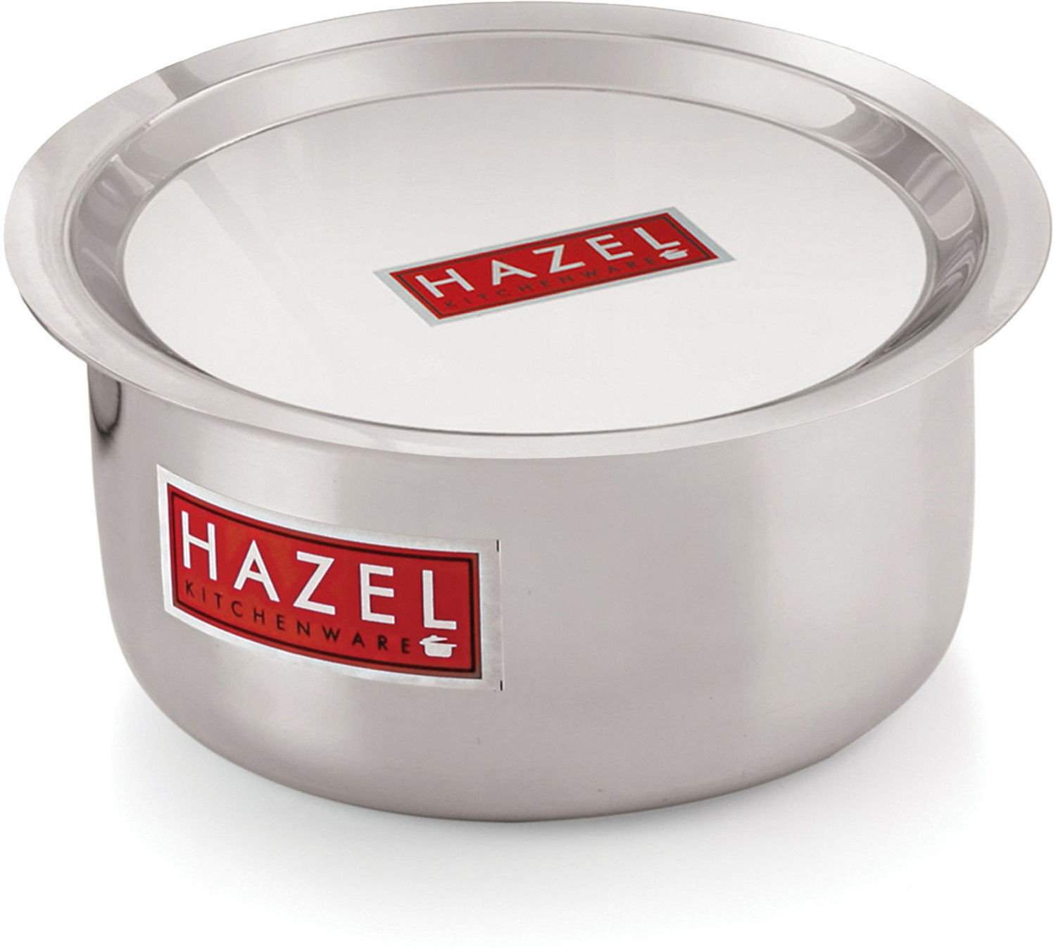 Image of HAZEL Aluminium Tope with Lid Kitchen Utensils for Cooking Combo of Tope with Lid Tope /Bhagona /Patila Set with Lid 1.8 L capacity 17 cm diameter