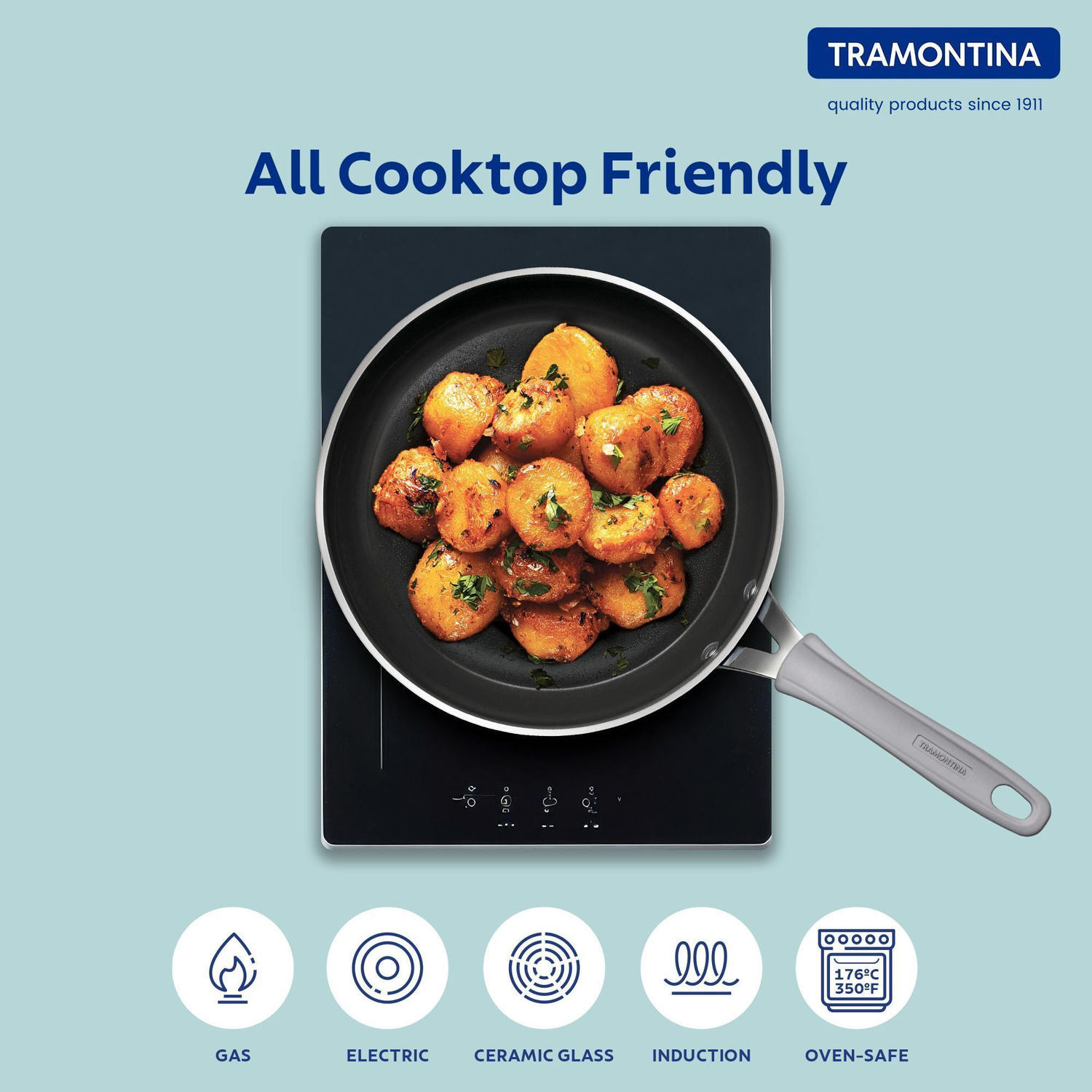 Image of Tramontina Velo Forged Sea Fry Pan 24 cm diameter 0 L capacity