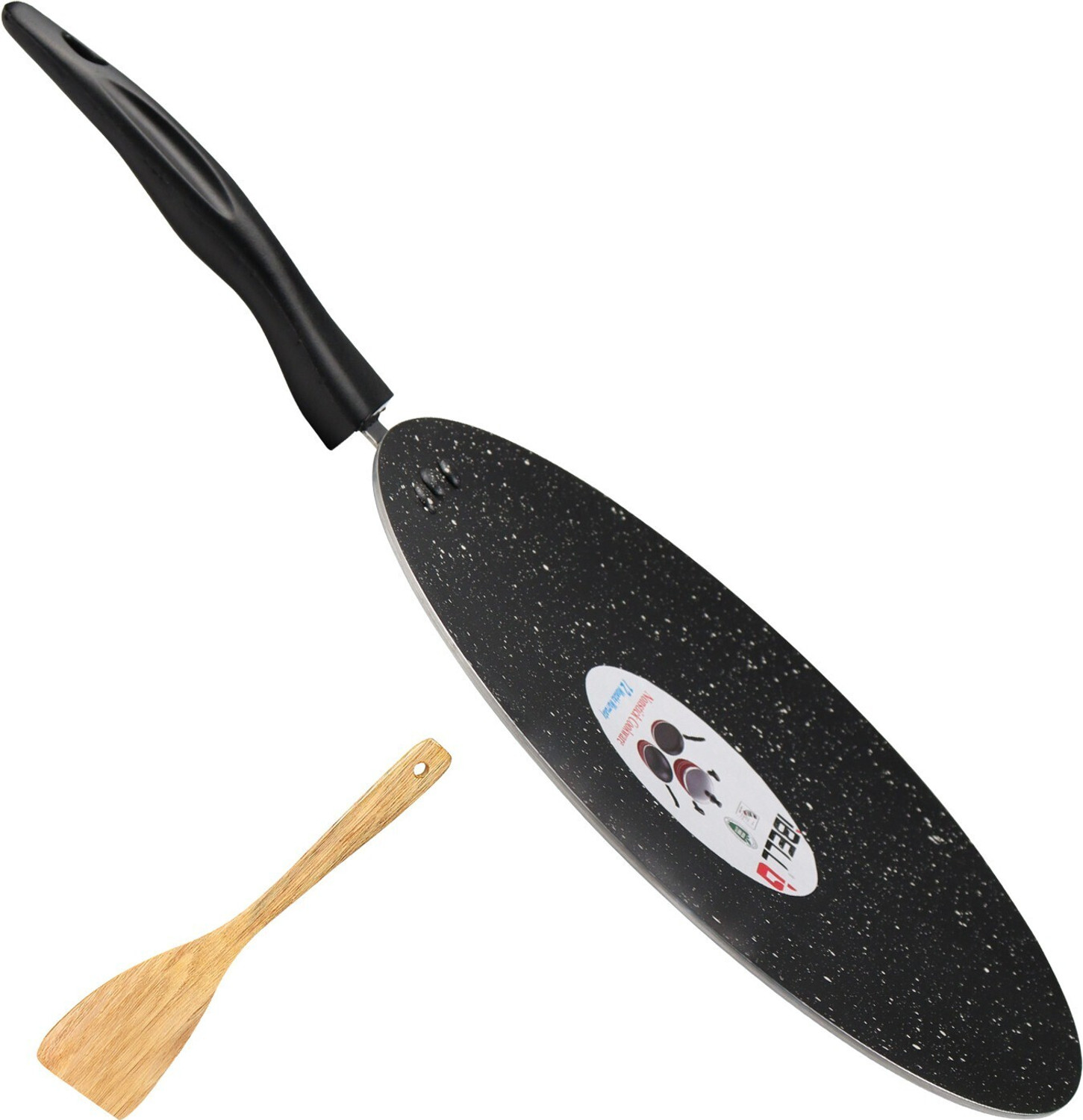Image of iBELL TP929SD 3 Layer Durable Aluminium Non Stick Dosa Roti Pathiri Big Tawa, 290mm Tawa 28 cm diameter