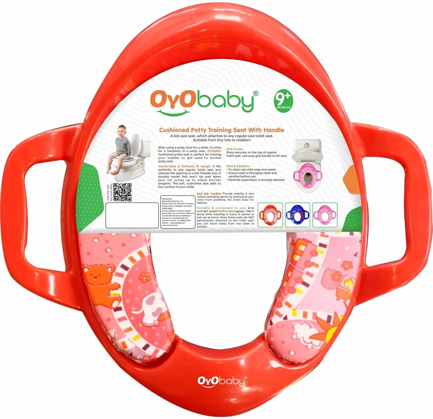 Image of Oyo Baby Cushioned Potty Seat for 6 Months + Kids For Boys and Girls Potty Seat Potty Seat
