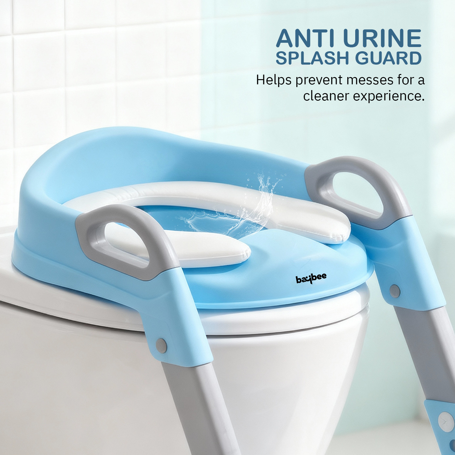 Image of baybee Aura Western Toilet Potty Seat for Kids, Baby Potty Training Seat with Ladder Potty Seat