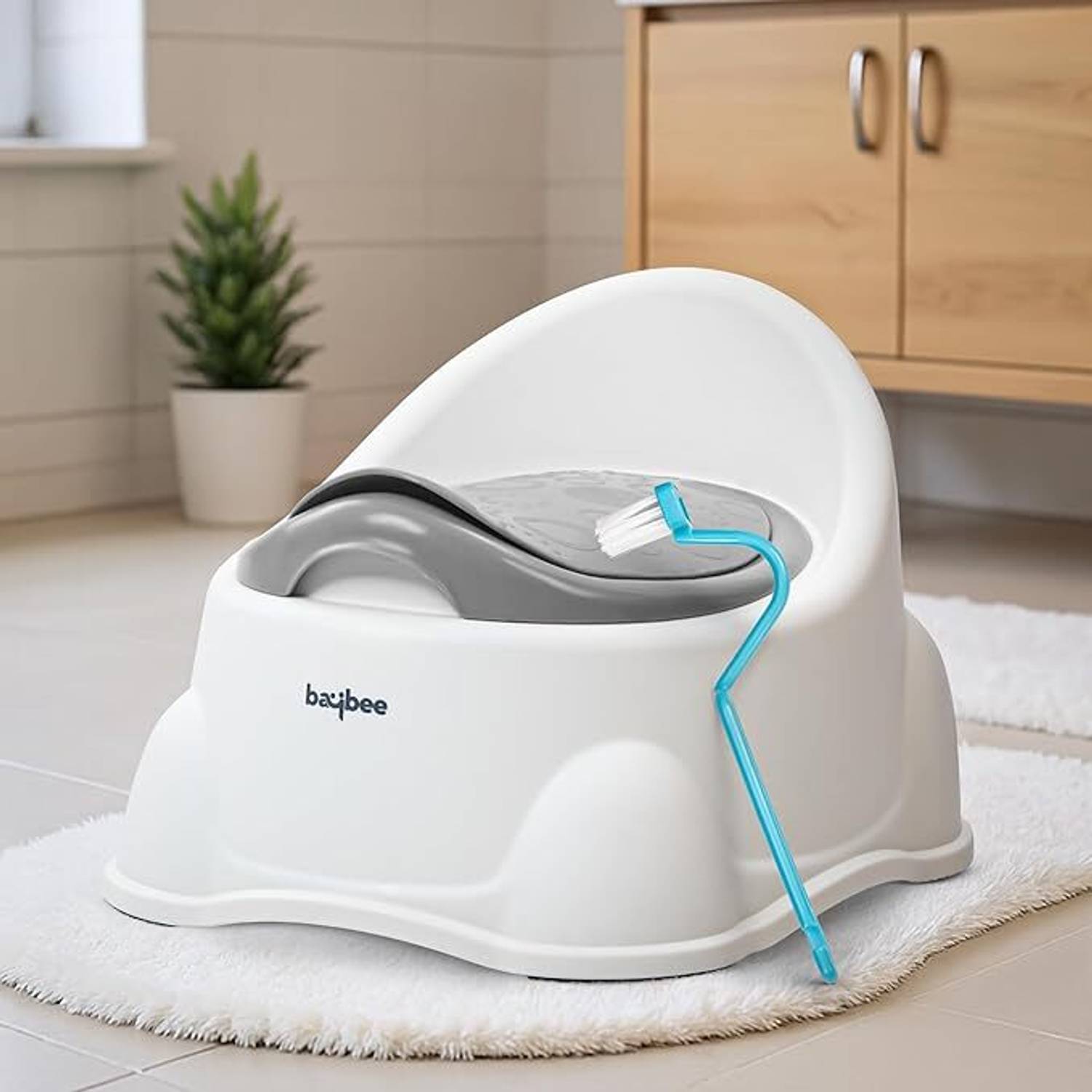 baybee Baby Potty Training Seat for Kids 1-5 Years with Lid & Cleaning Brush Potty Seat