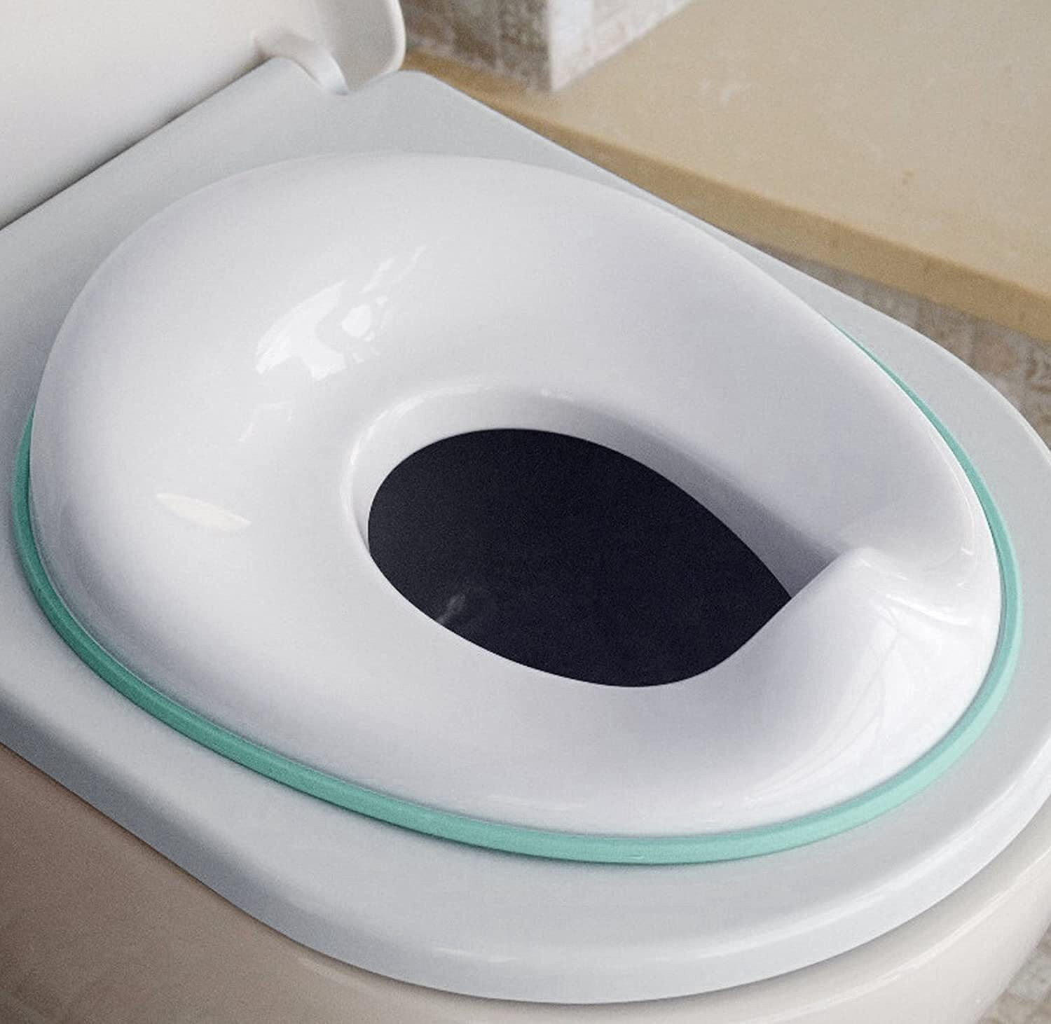 Image of BUMTUM Baby Training Toilet Seat For Boys & Girls, Fits & Oval , Non-Slip Potty Seat