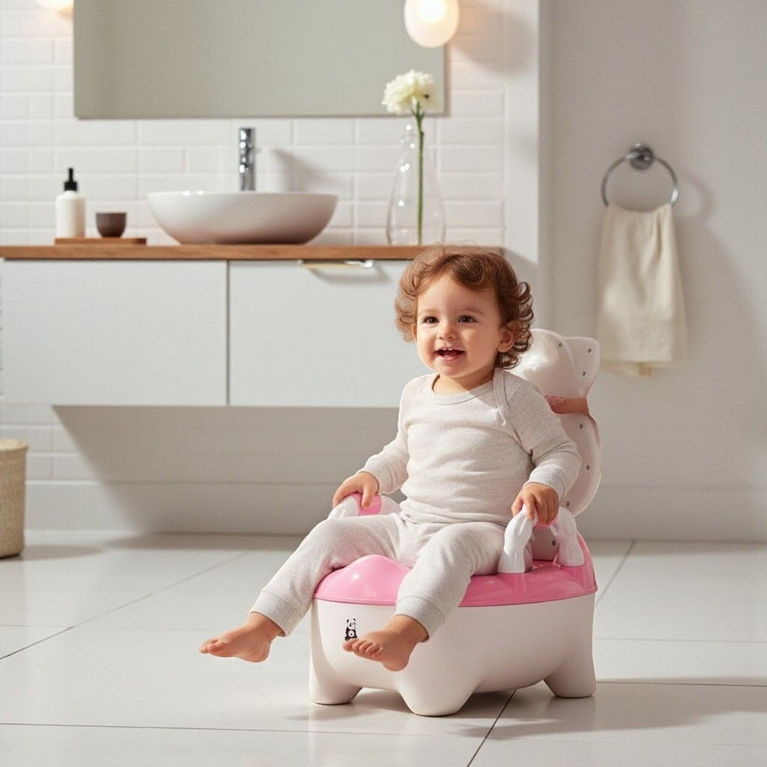 Image of Santoz Premium Quality / Comfortable Cow Potty Trainer Seat Potty Seat