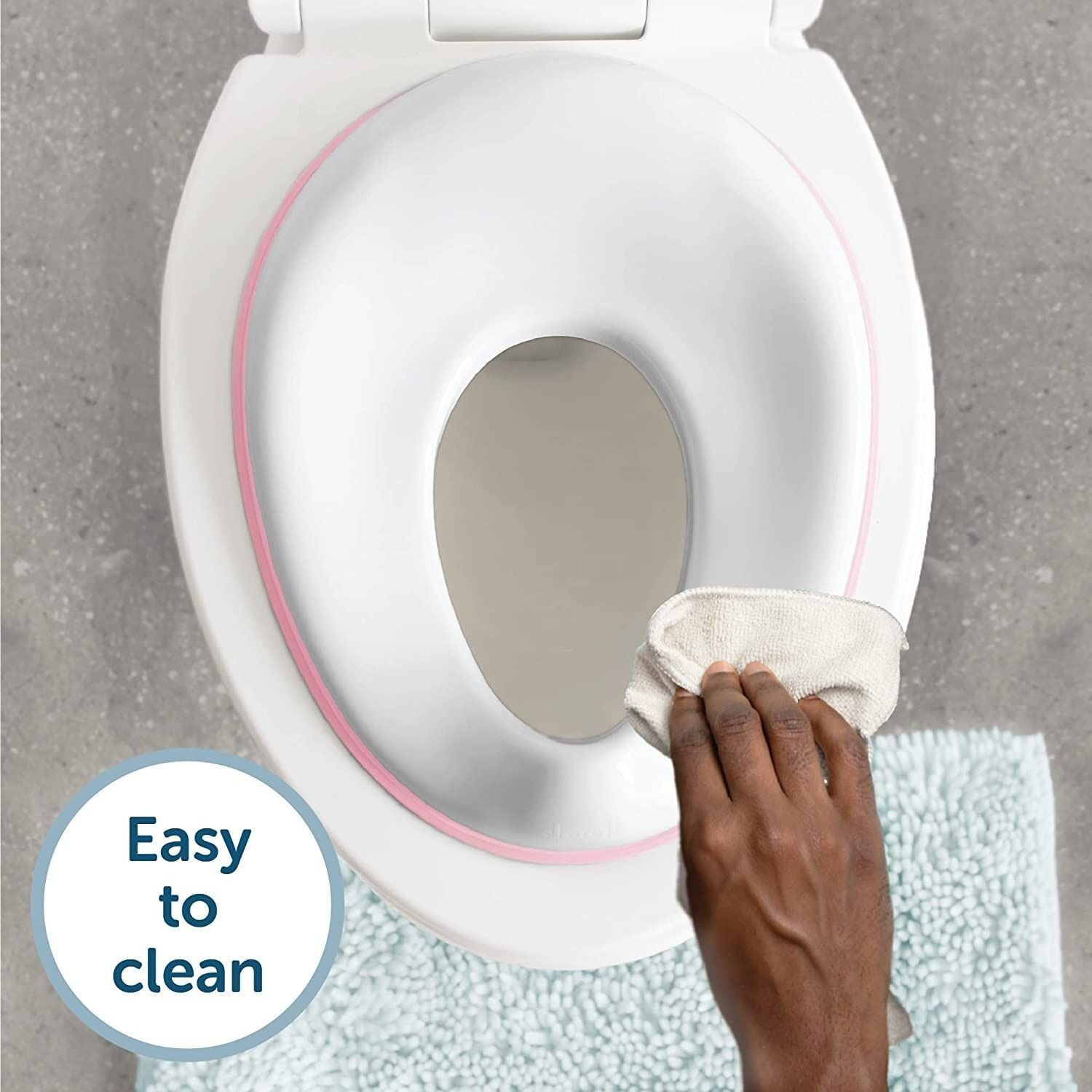 Image of senoprime Child Toilet Trainer with Non-Slip Base - Soft Foam Potty Seat for Toddlers Potty Seat