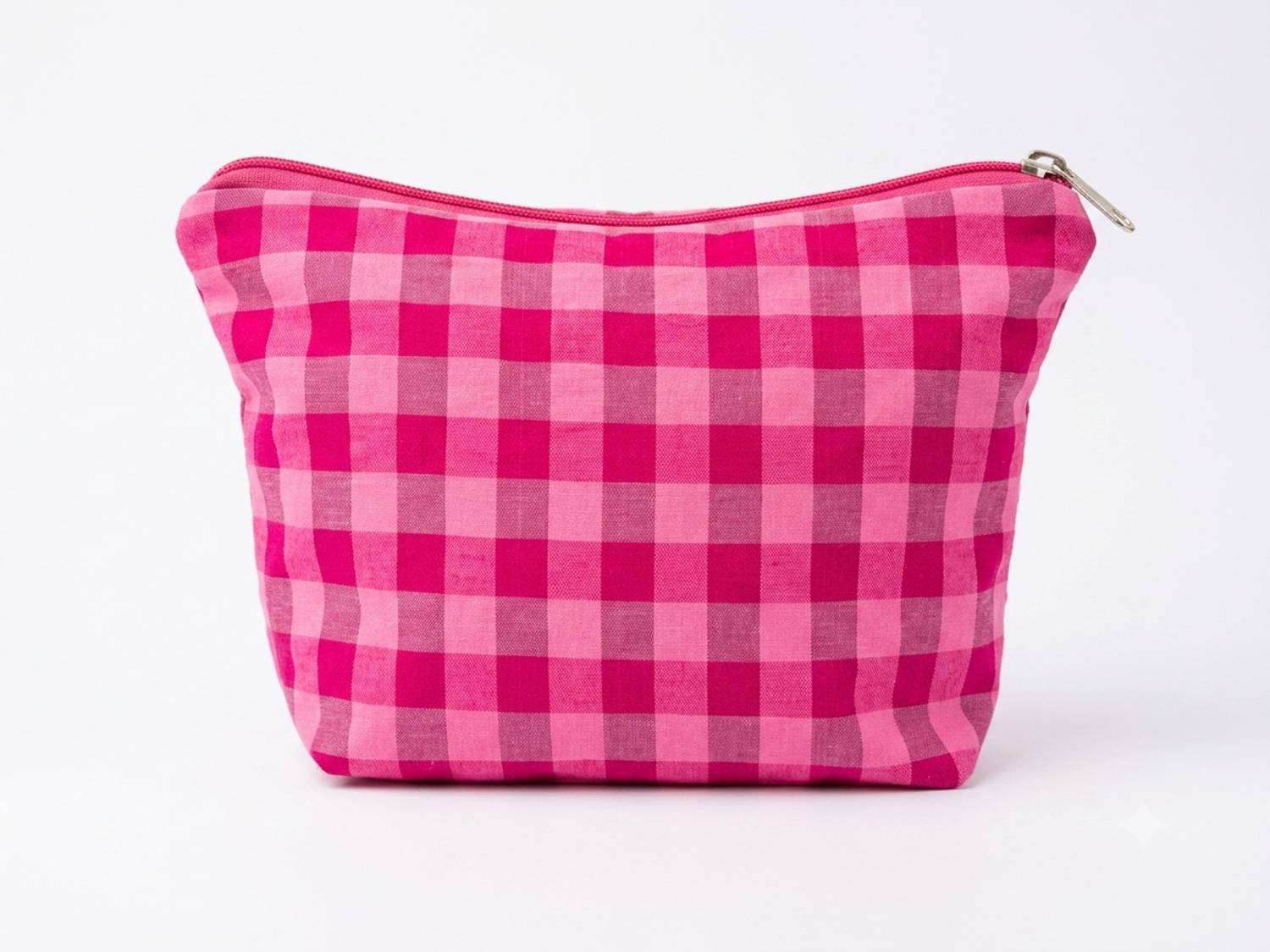 aradhana creations pink check pouch Pouch