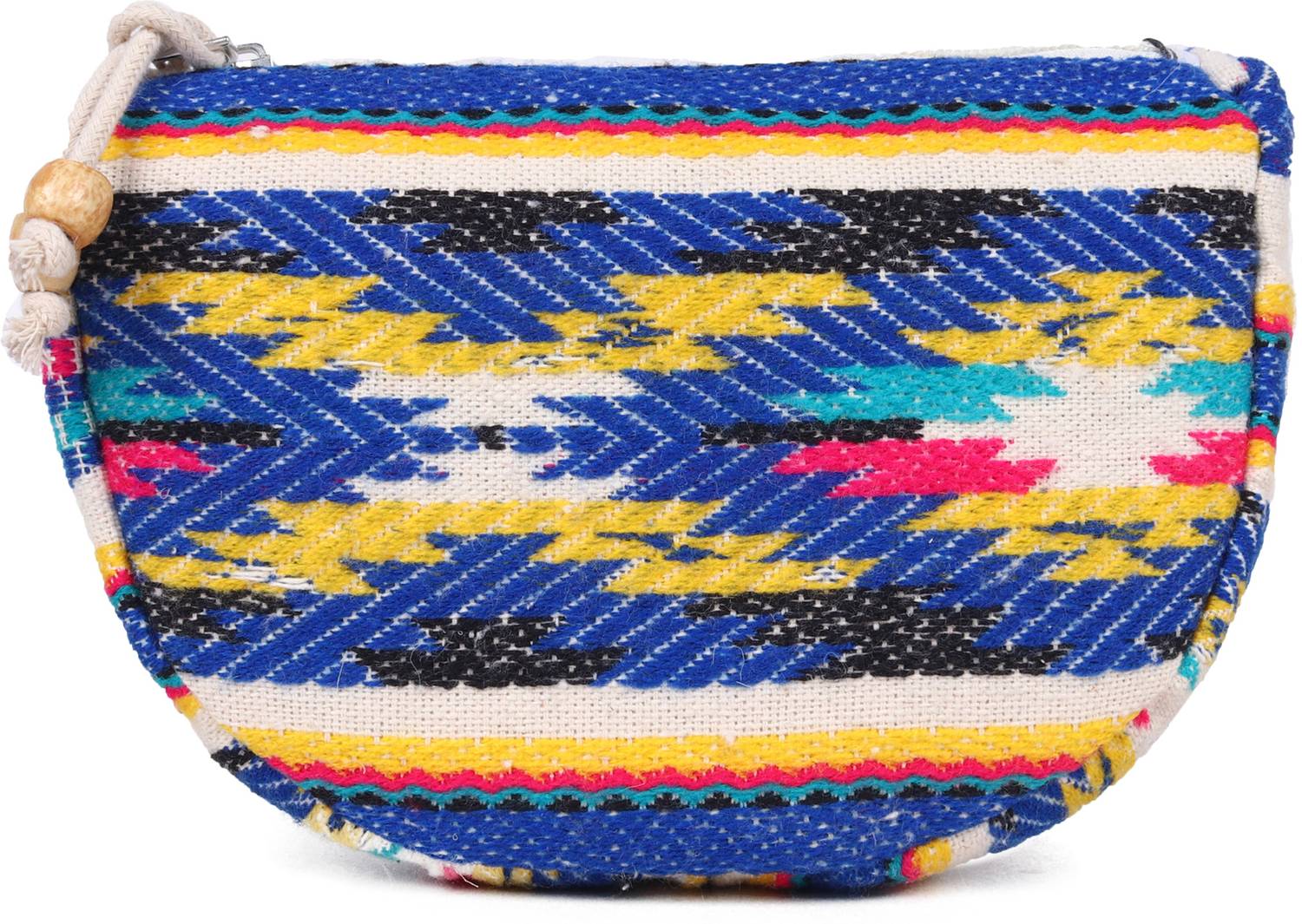 ASTRID Canvas Travel Pouch With Zipper Closure for Women And Girls Pouch