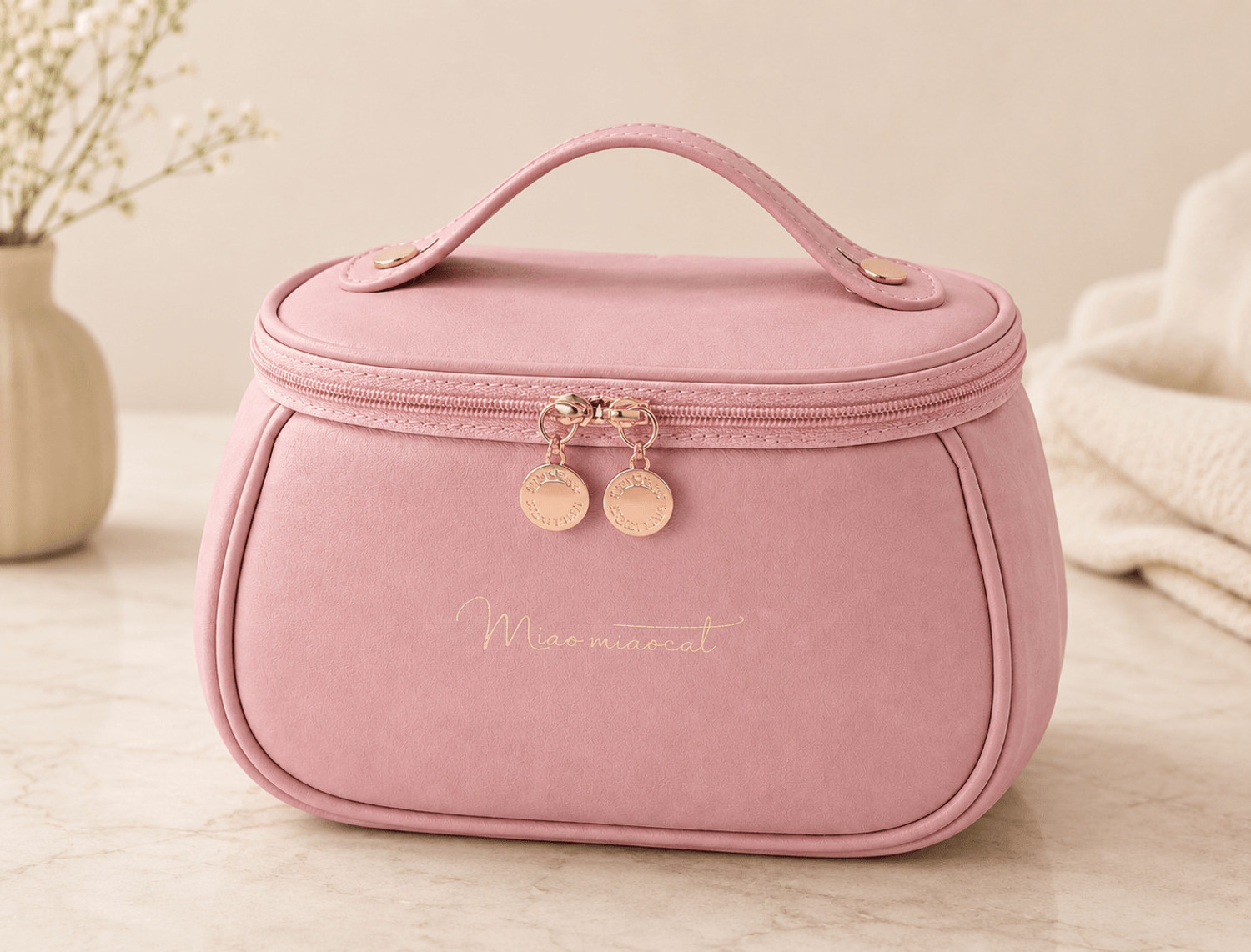 Image of heboo Makeup Bags Combo (Set of 2) | Travel Toiletry Organizer Makeup Bag for Women Cosmetic Bag