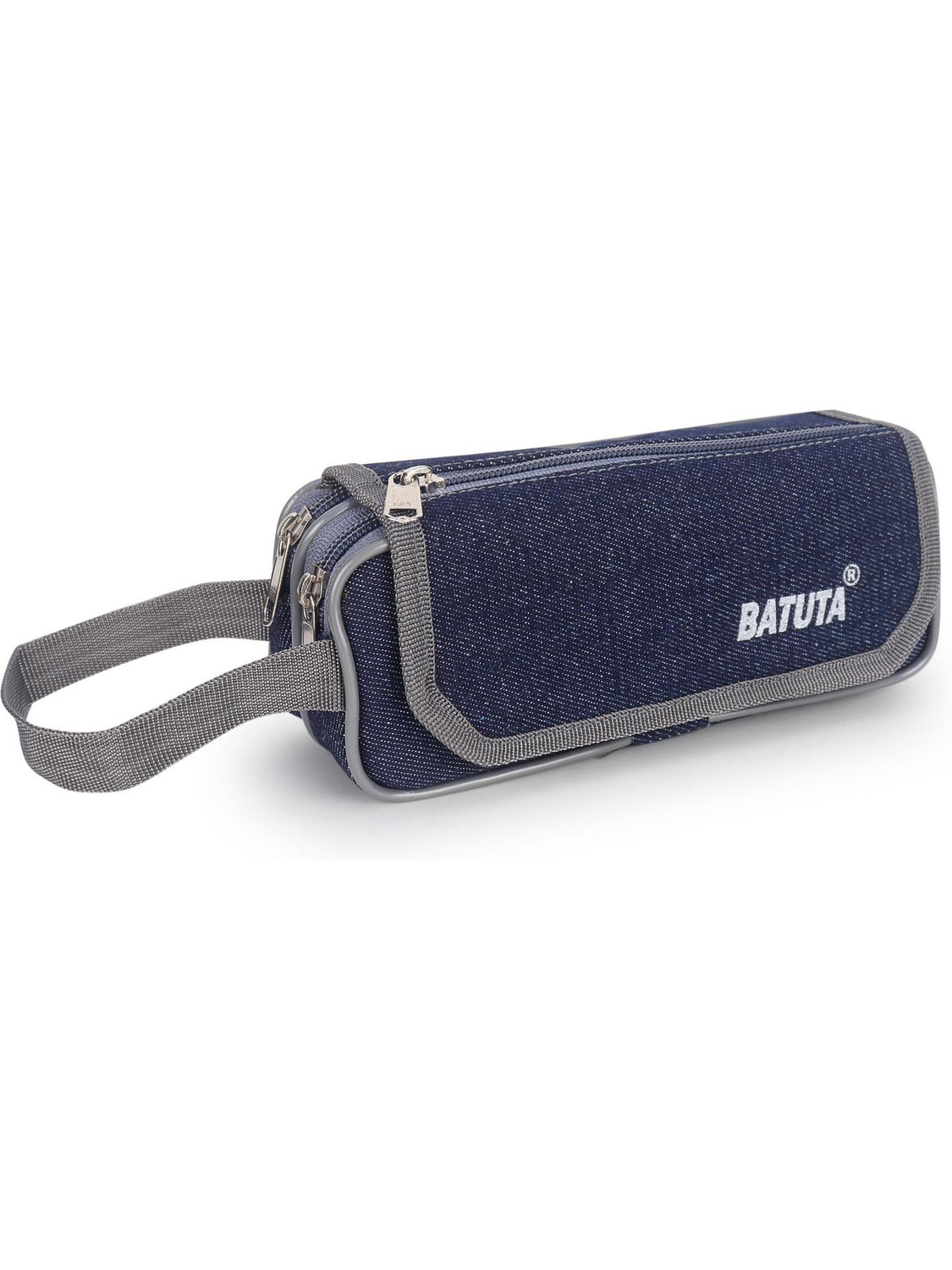 Image of BATUTA HUB Pouch For School And Office Use Simple Stationery Pen Pencil Case Pouch