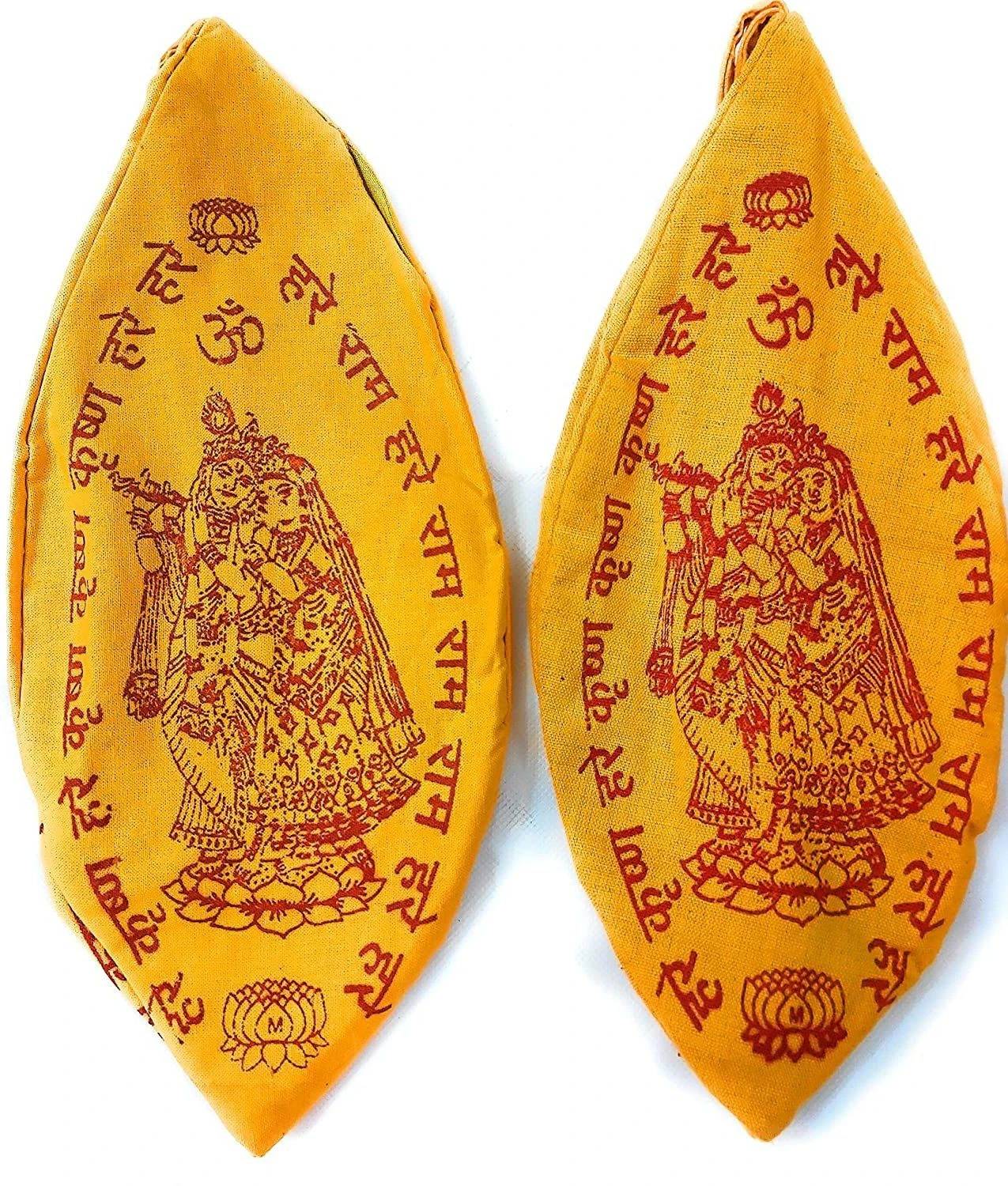 ADOWIK Gomukhi Mala Japa Bag Gomukhi Japa Mala Bag for Mantra Jap Hindu Devotional Japa Bag Potli
