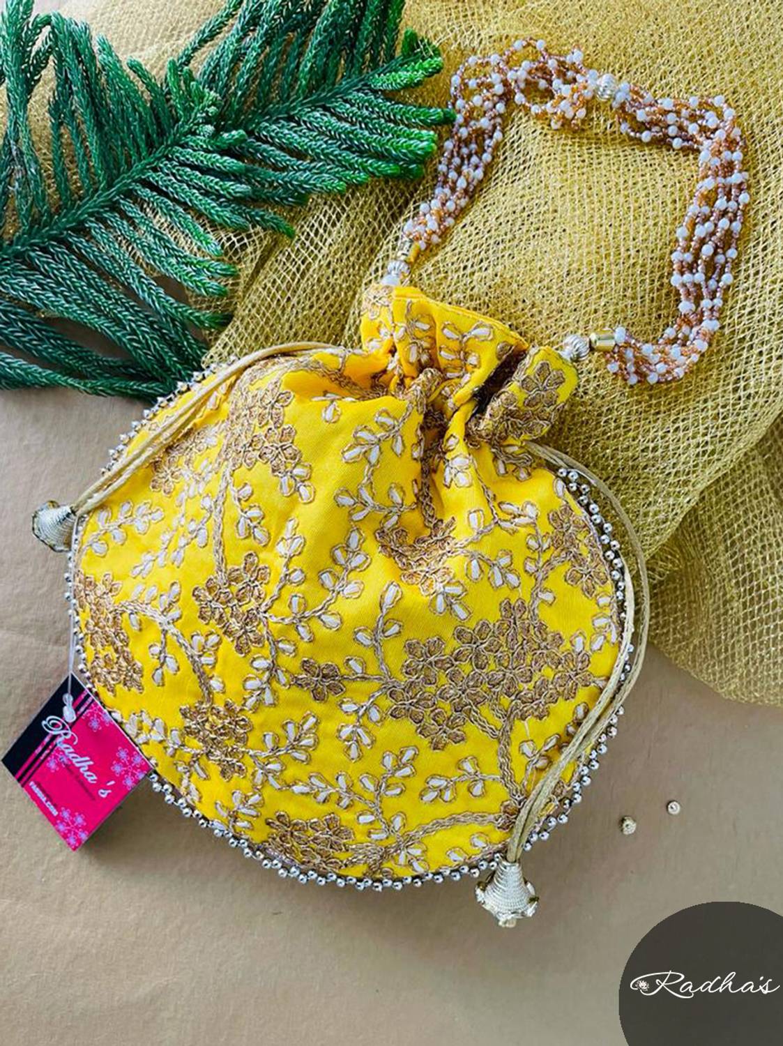 byra Embroidered Potli Potli