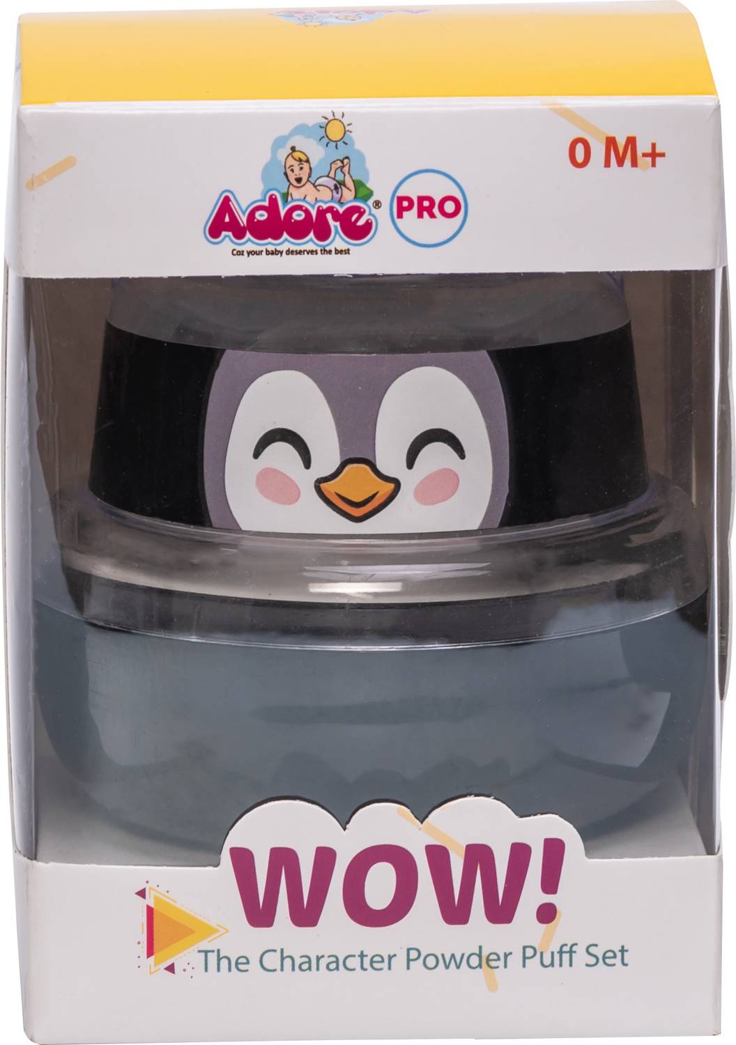 Adore SASSY! Baby Powder Puff with Storage Case -Super Soft and Fluffy Puff