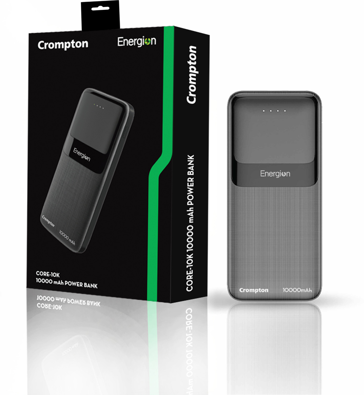 Crompton 10000 mAh 22.5 W Compact Pocket Size Power Bank