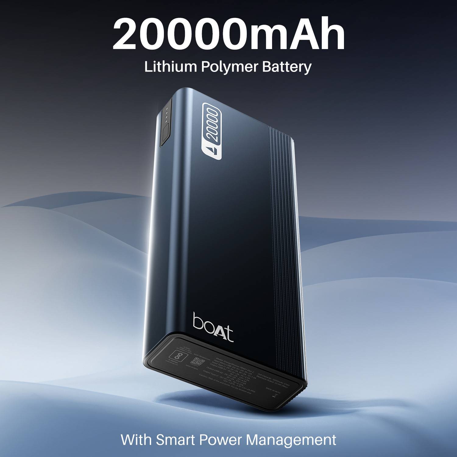boAt 20000 mAh 22.5W Compact Power Bank Blue - Image 5