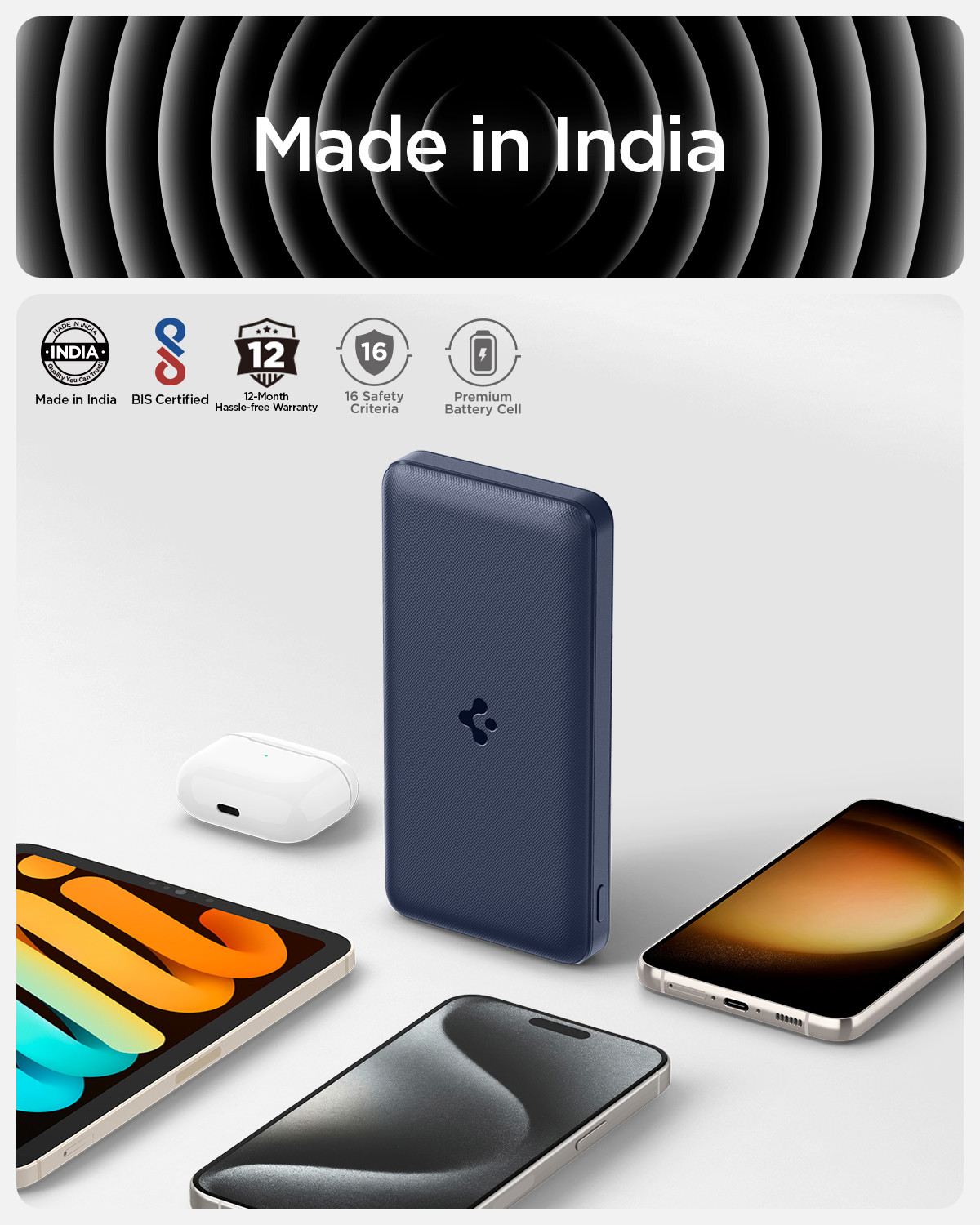 Image of Spigen 20000 mAh 22.5 W Slim Pocket Size Power Bank