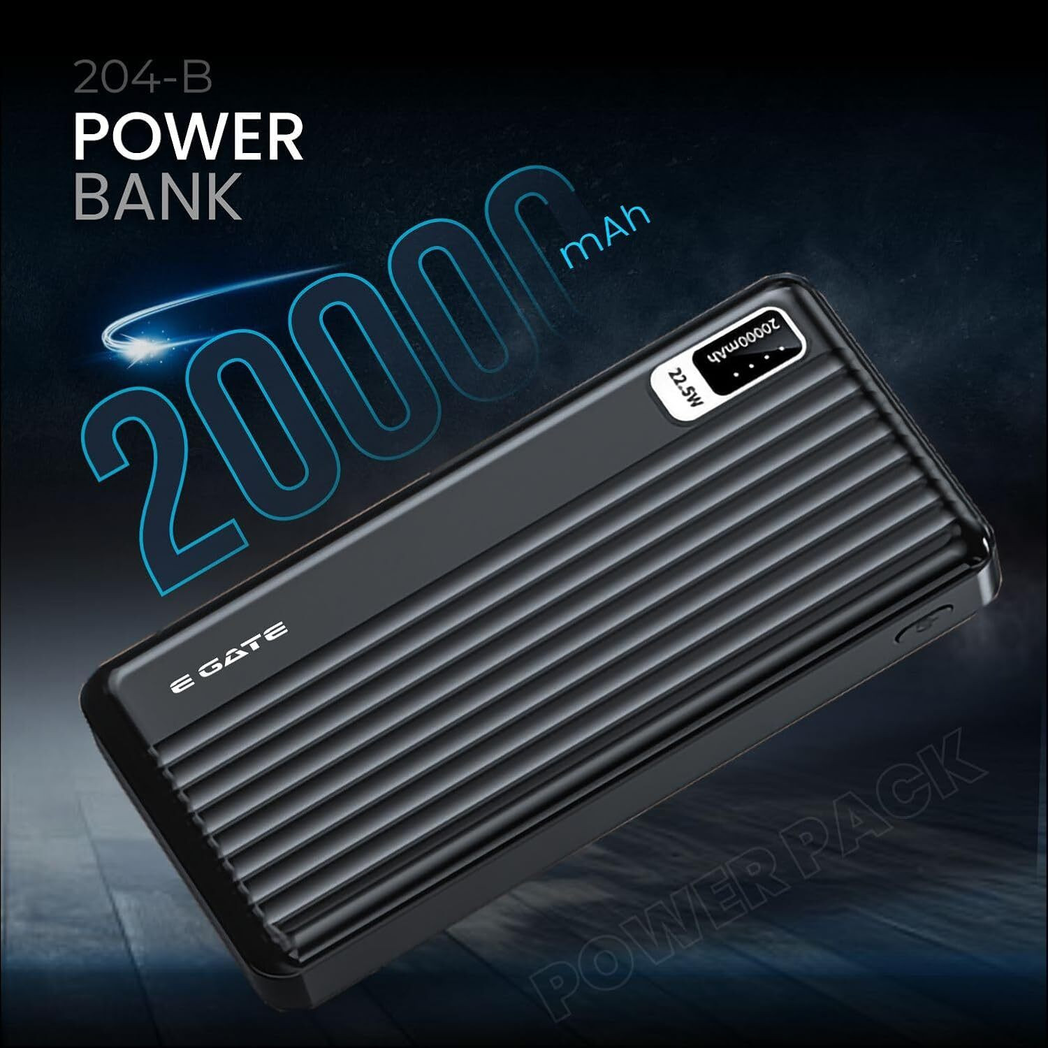 Image of Egate 20000 mAh 22.5 W Compact Pocket Size Power Bank