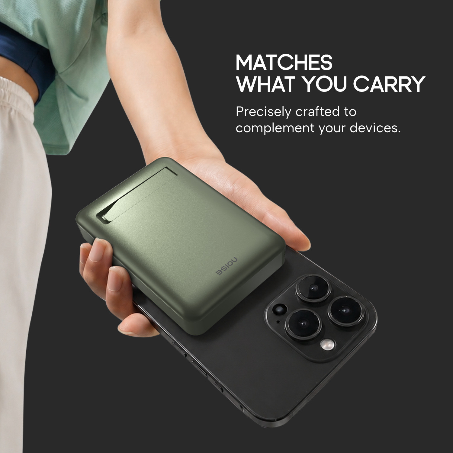 Image of Noise 10000 mAh 22 W Wired & Wireless With MagSafe Compact Pocket Size Power Bank
