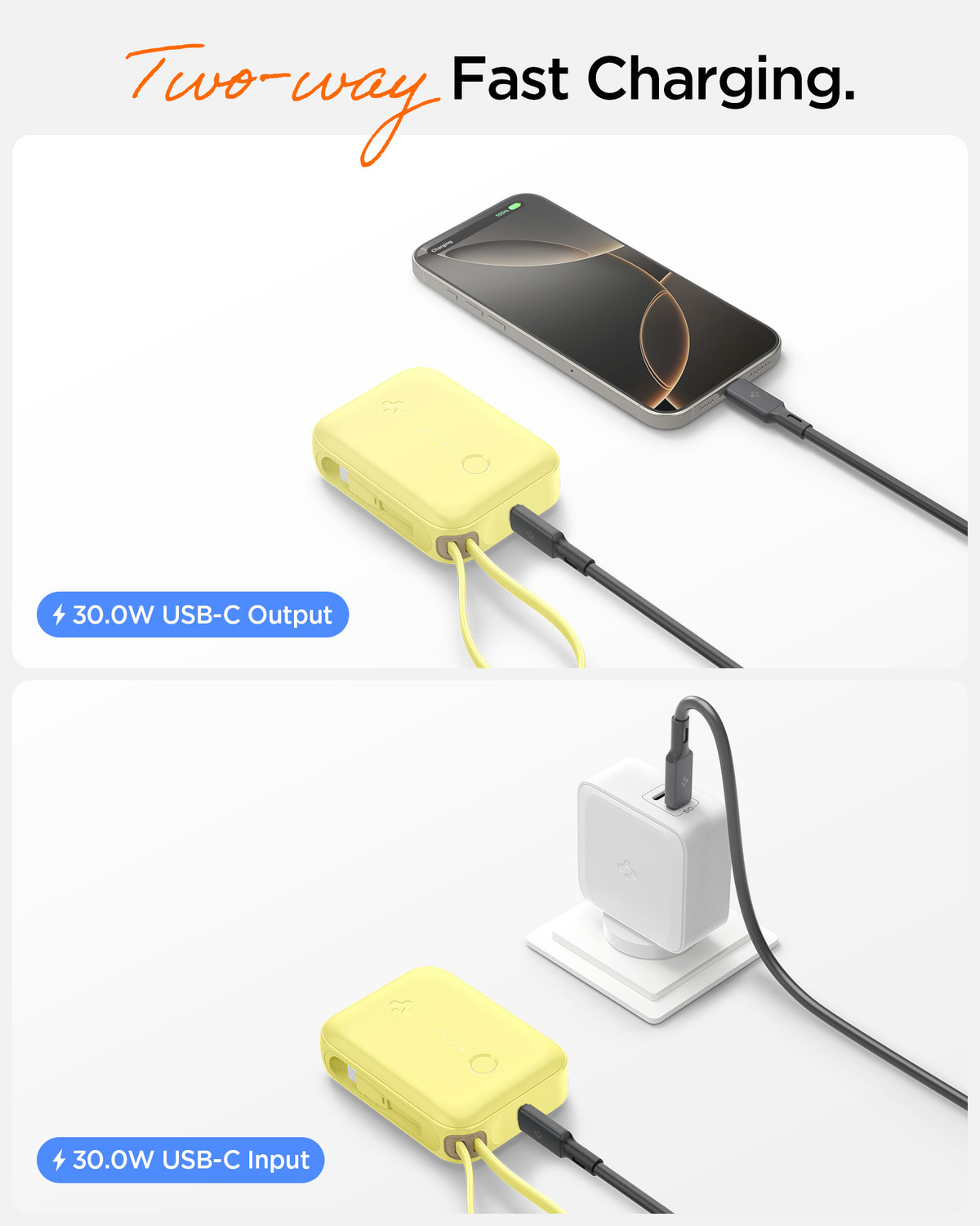 Image of Spigen 10000 mAh 30 W Compact Pocket Size Power Bank