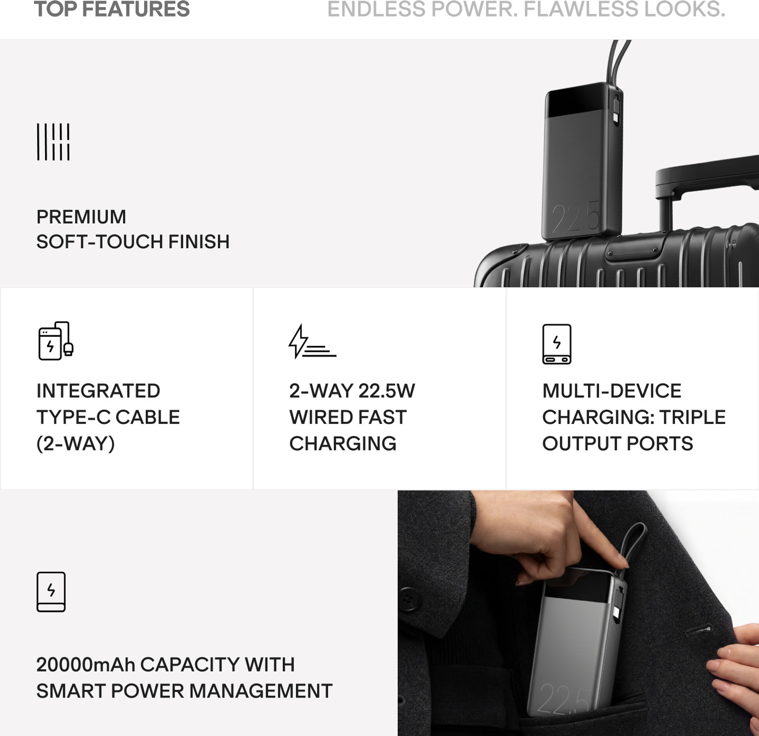 Image of boAt 20000 mAh Power Bank