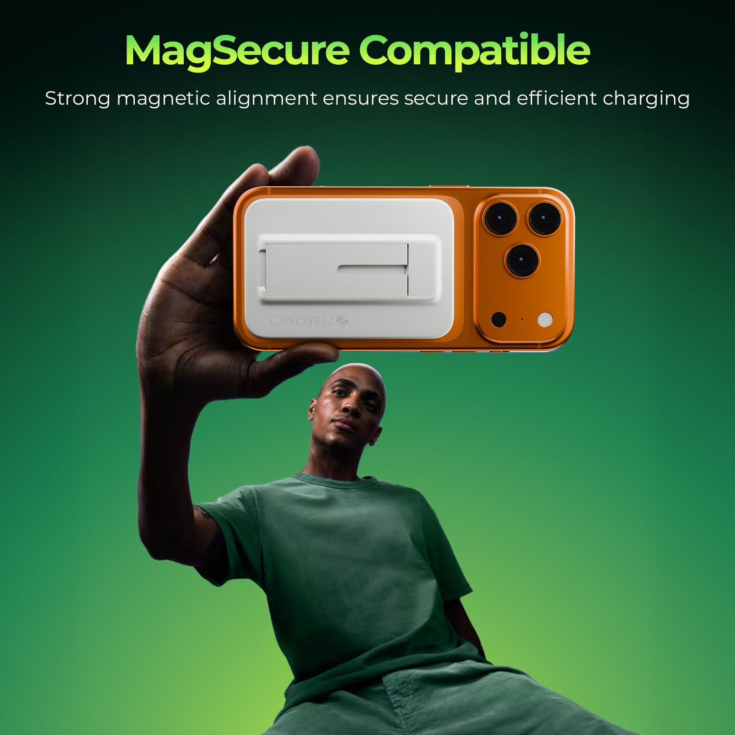 Image of ZEBRONICS 10000 mAh With MagSafe Power Bank