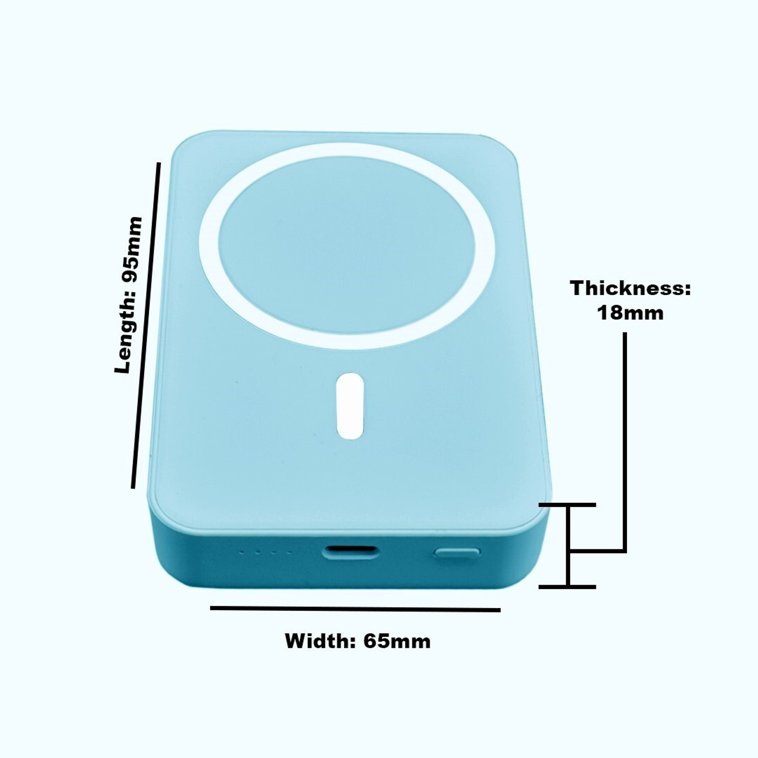 Image of Iqoniqe 10000 mAh 22.5 W Wireless With MagSafe Mini Pocket Size Power Bank