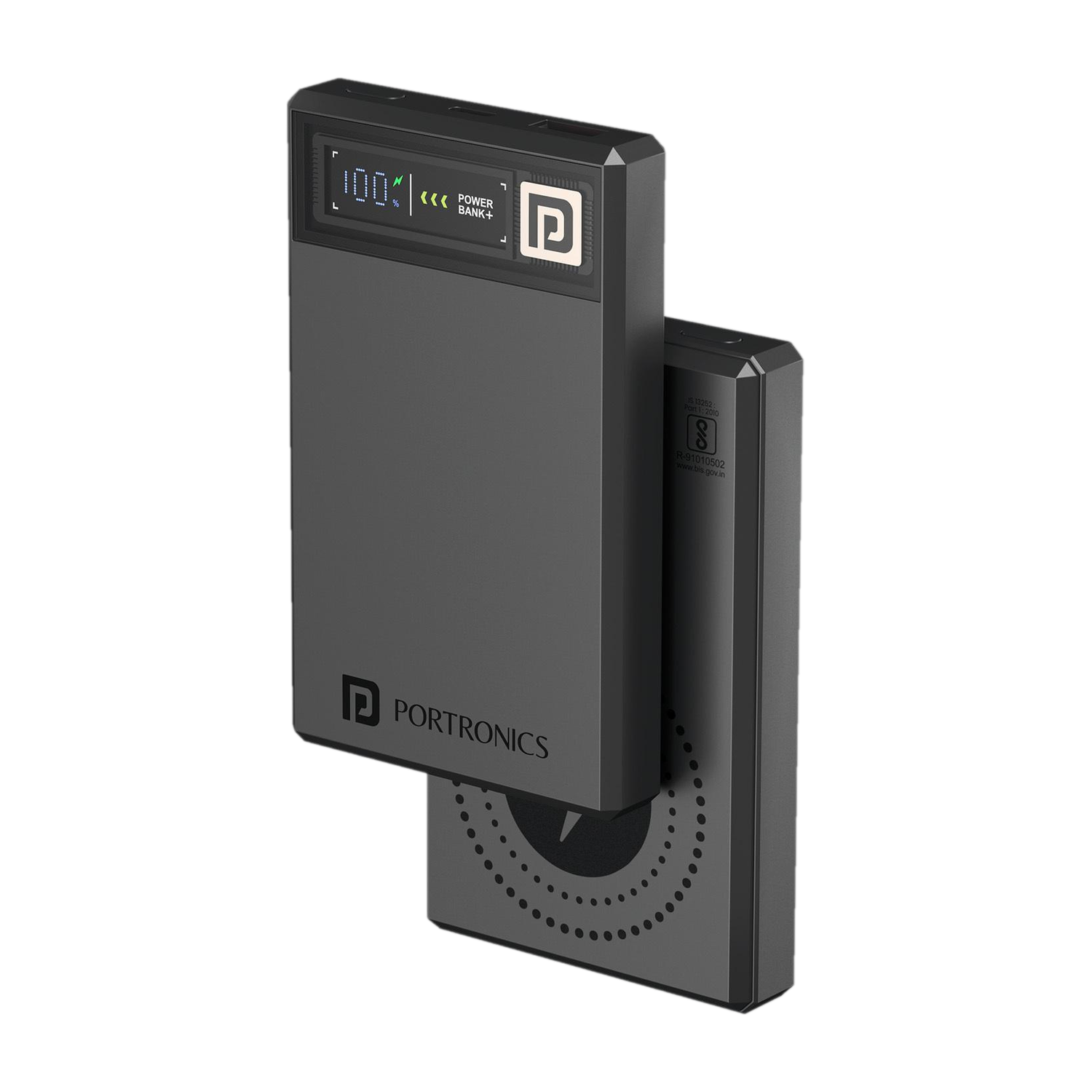 Portronics 10000mAh MagSafe Power Bank - Image 1