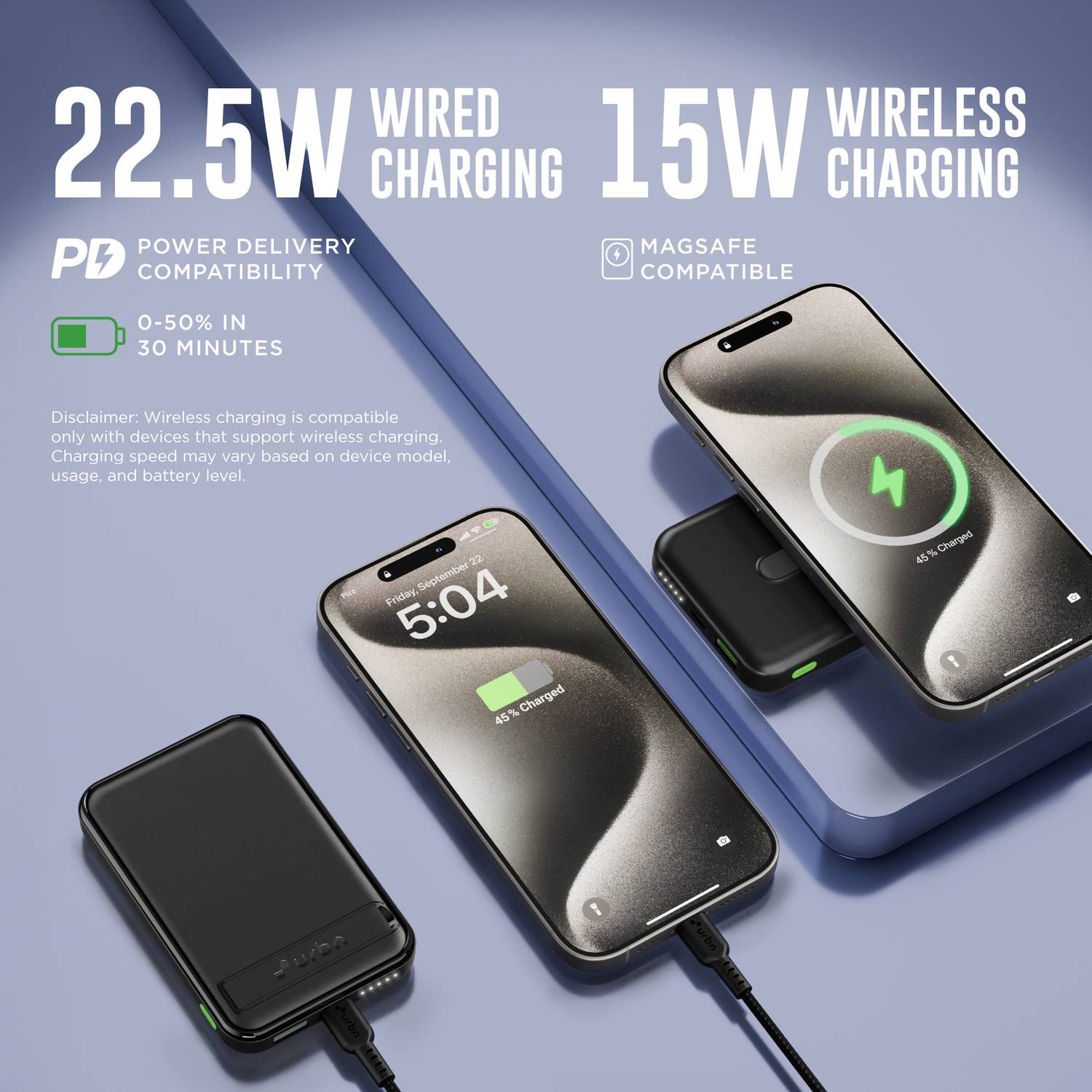 URBN 10000 mAh MagSafe Power Bank - Image 4