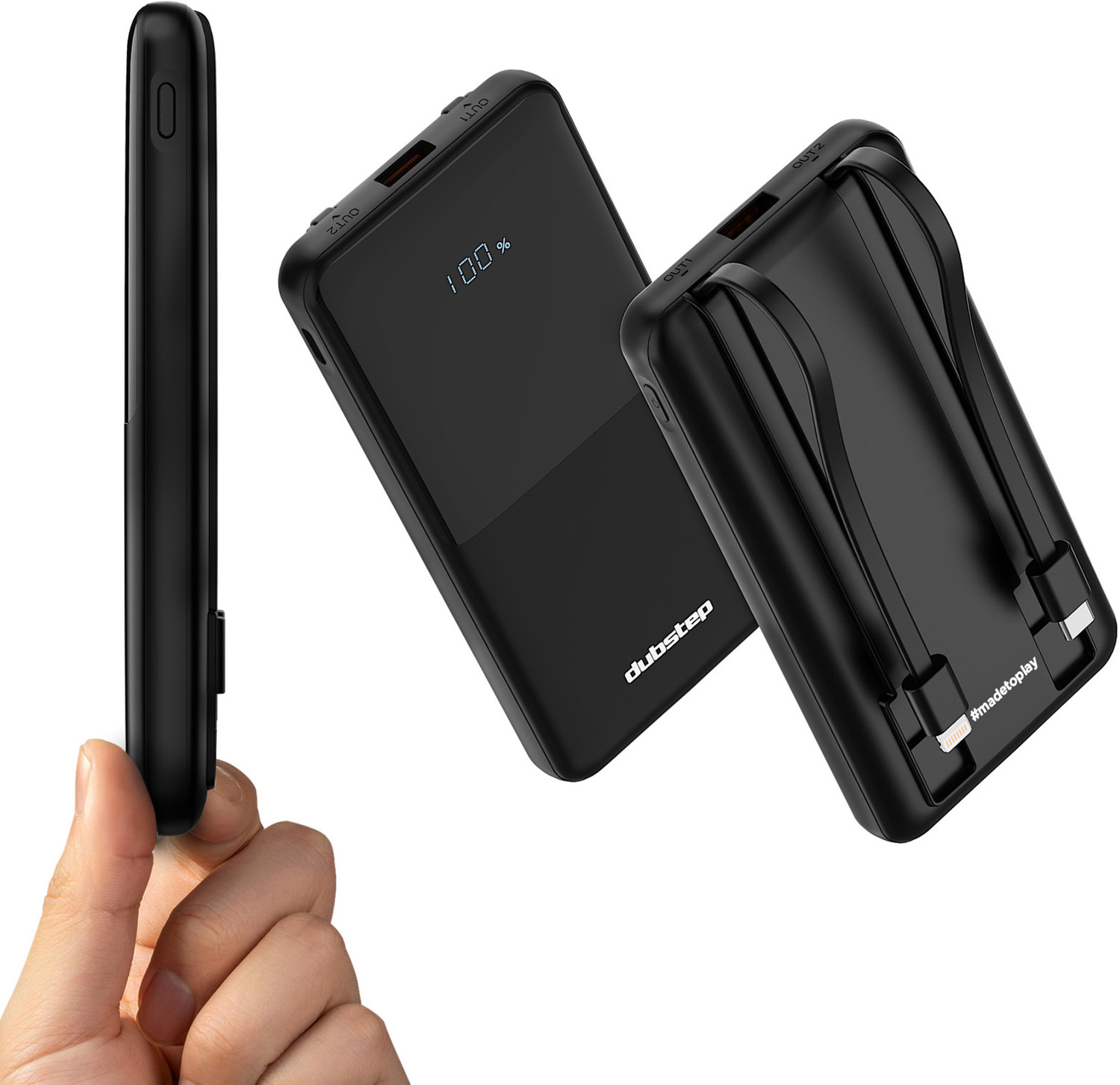 Image of Dubstep 10000 mAh 22.5 W Compact Pocket Size Power Bank