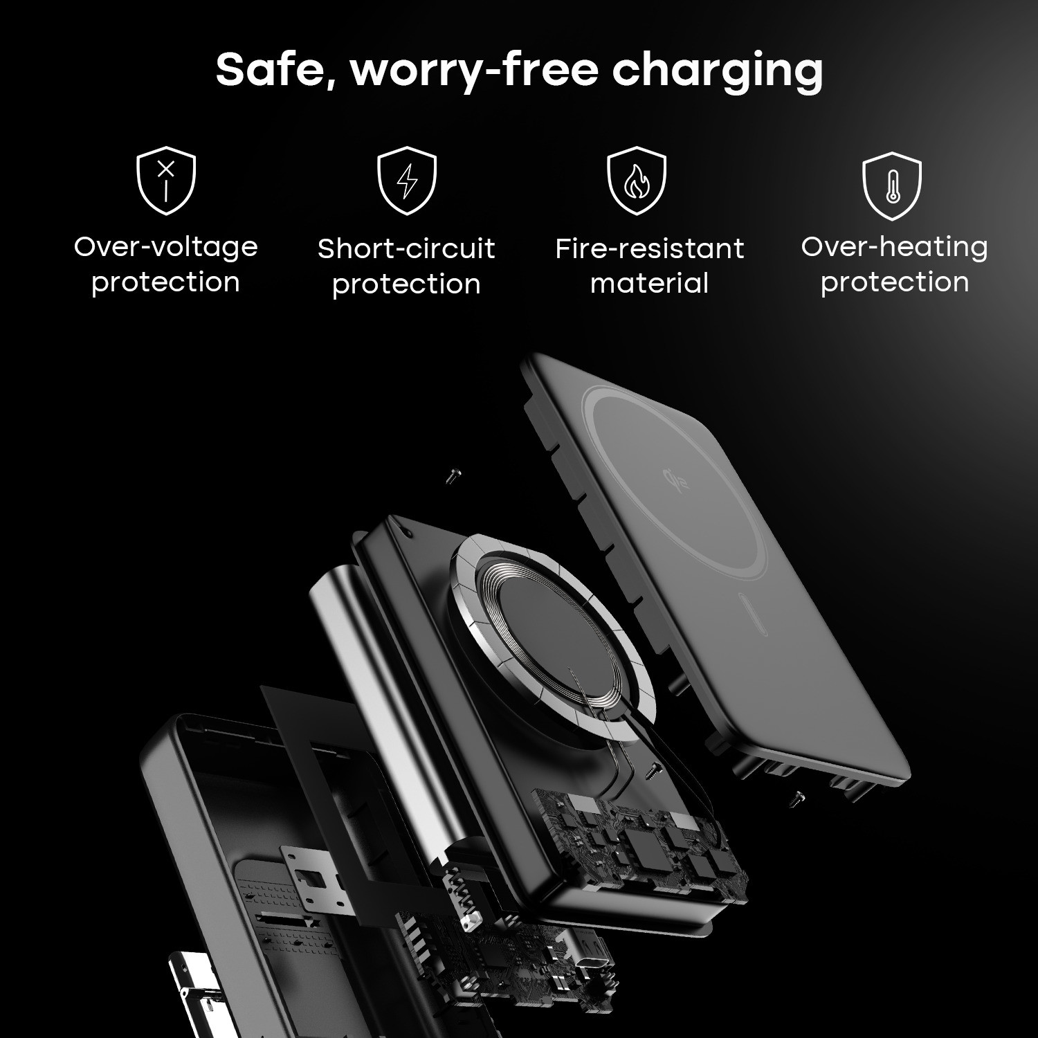 Image of Noise 10000 mAh 22.5 W Wired & Wireless With MagSafe Compact Pocket Size Power Bank